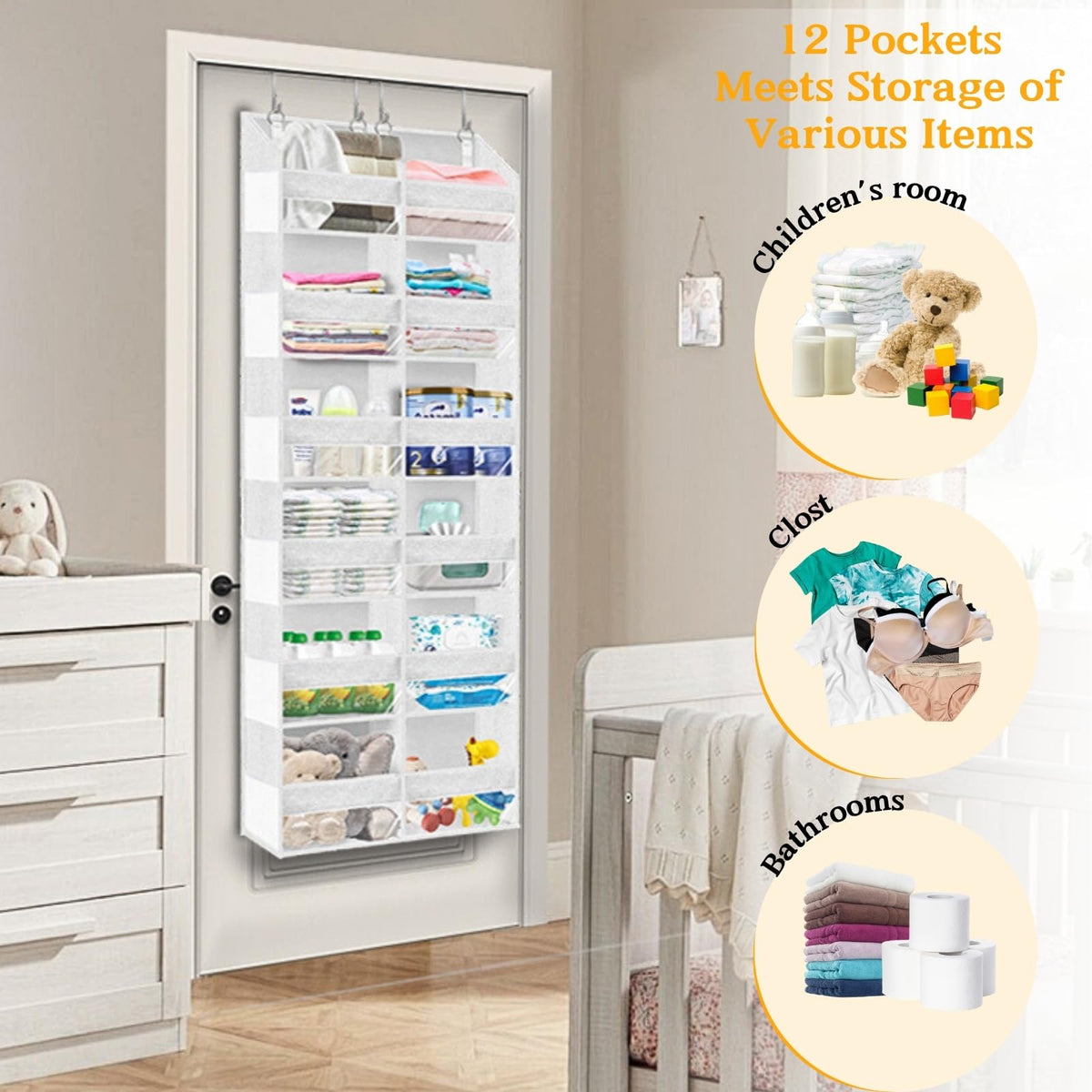 Over The Door Organizer 6 Tiers