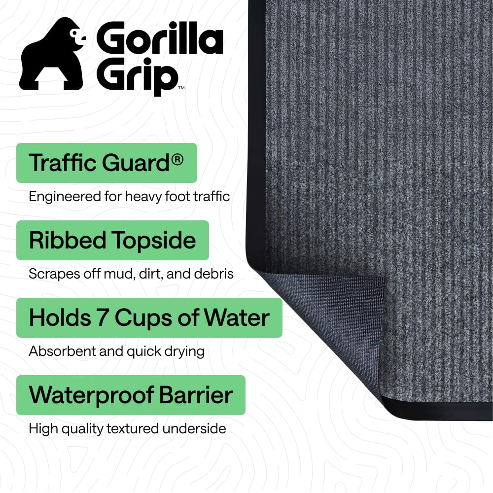 Waterproof Traffic Guard Door Mat (11.67 Sq Ft)