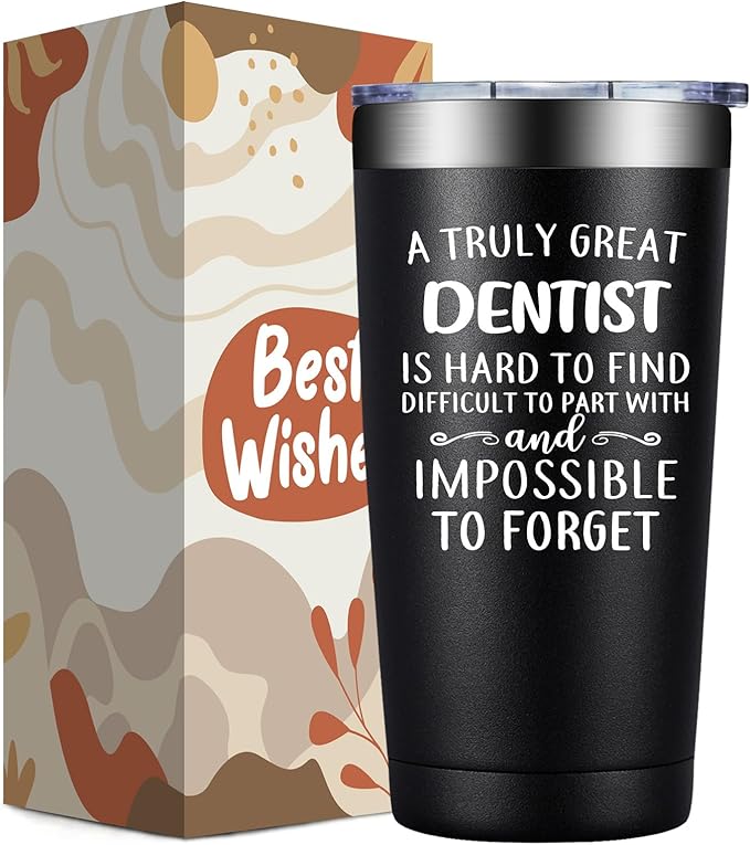 Dentist Gifts for Men - Dentist Gift Ideas - Appreciation Christmas Gifts for Dentists, Dental Assistant, Dental Hygienist - 20oz Tumbler