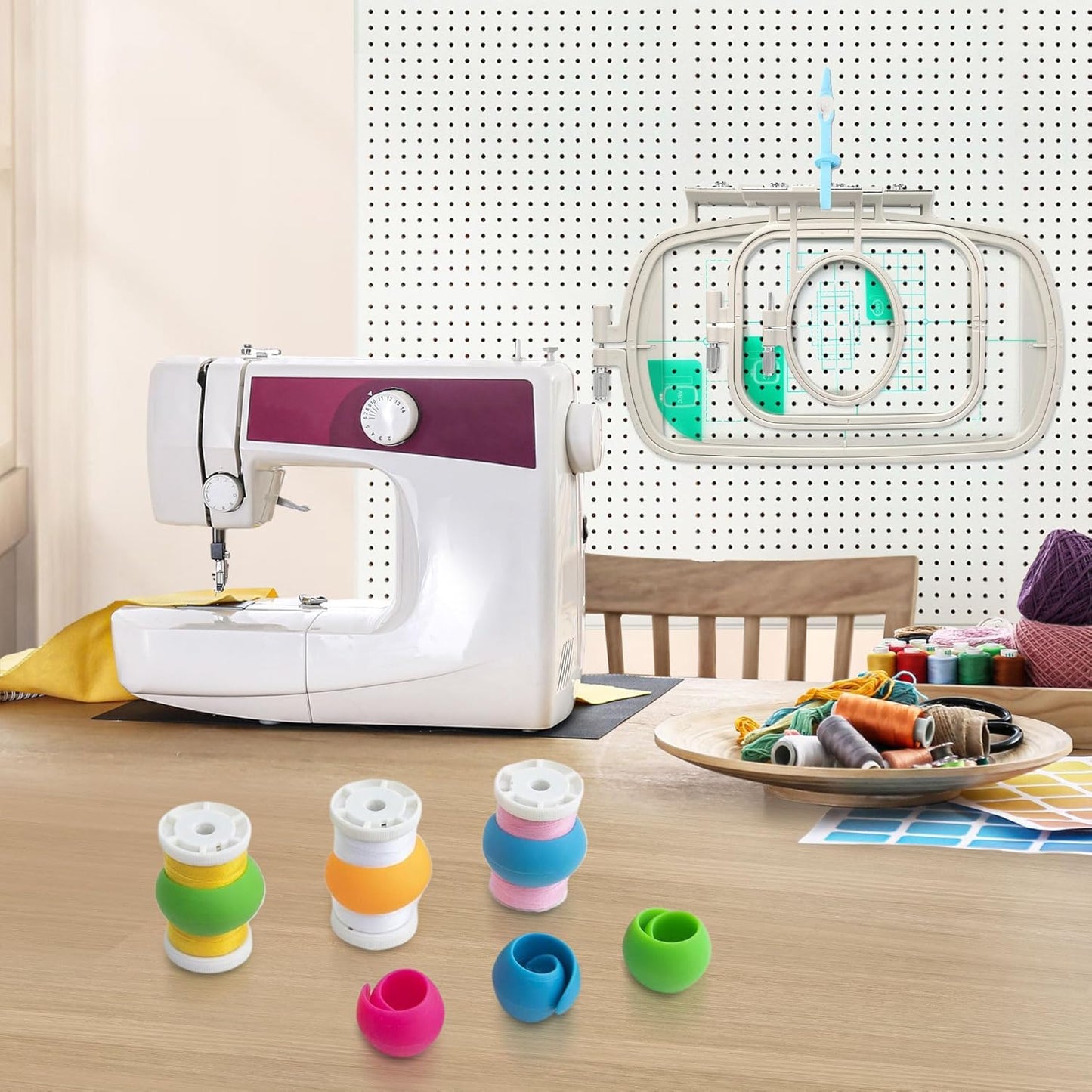 Maggiehoop Embroidery Hoops for Brother SE700 SE600 PE545 PE535 PE550D SE725 SE630 SE400 PE525 PE540D PE500 SE625 SE425 M380D LB5500 Innovis Babylock Brother Embroidery Machine Hoop (3in1-A Set)