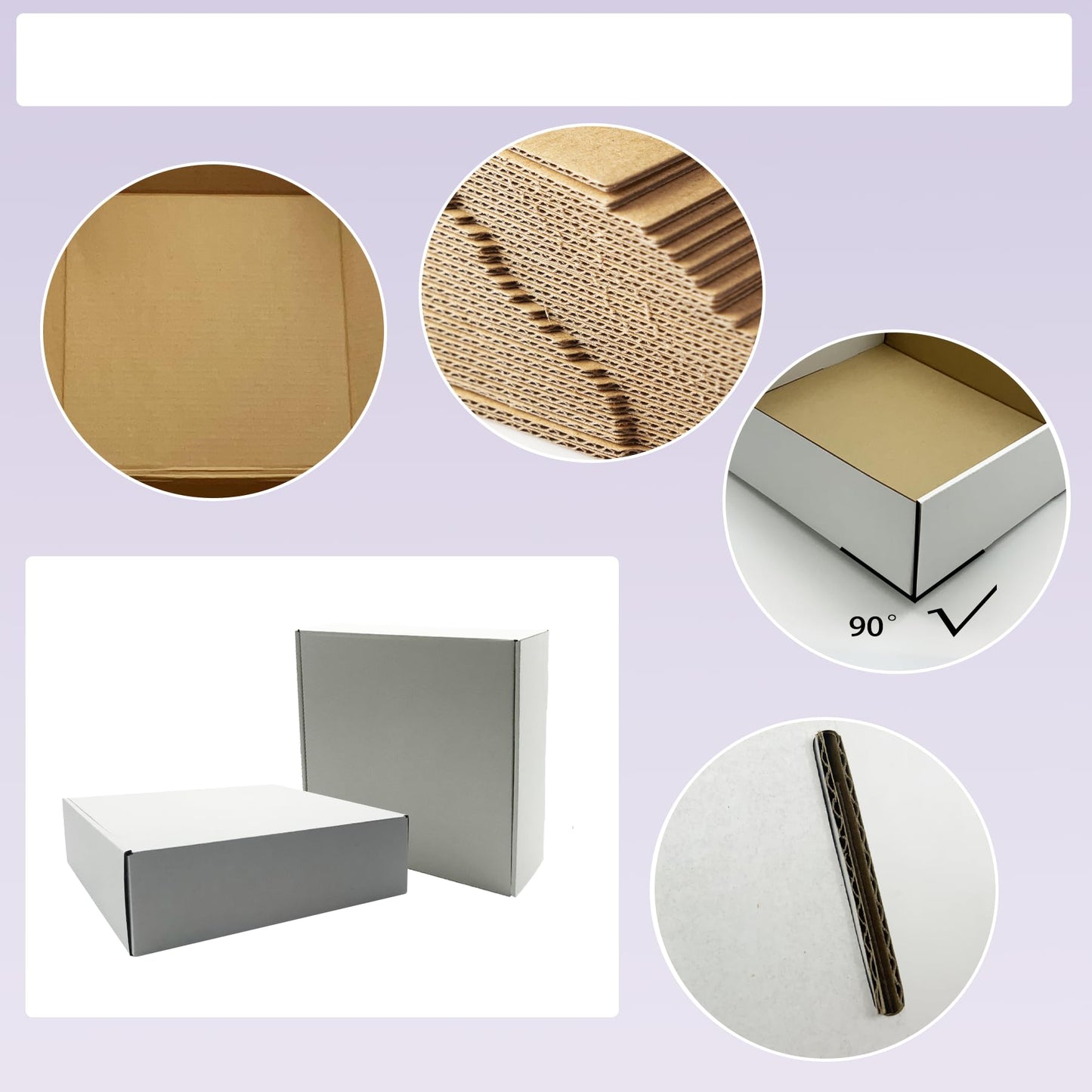 11x9.6x3 Inches White Shipping Boxes Set of 25，Cardboard Boxes Recyclable Corrugated Boxes Mailers for Small Business, Transporting, Packaging Storage Boxes and Craft Gifts Giving Products Box