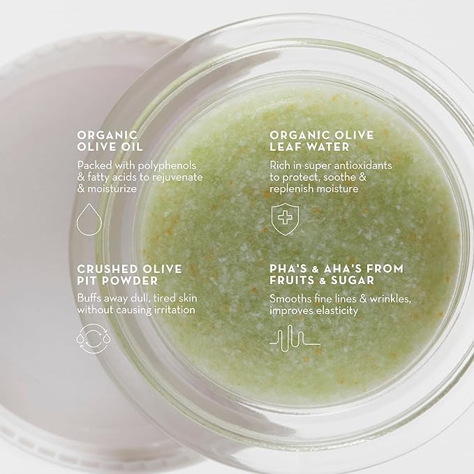 Triple Olive Lip Treatment Duo – 8ml - Organic Exfoliating Lip Polish & Hydrating Lip Butter Balm with Splendore Anchusa Complex