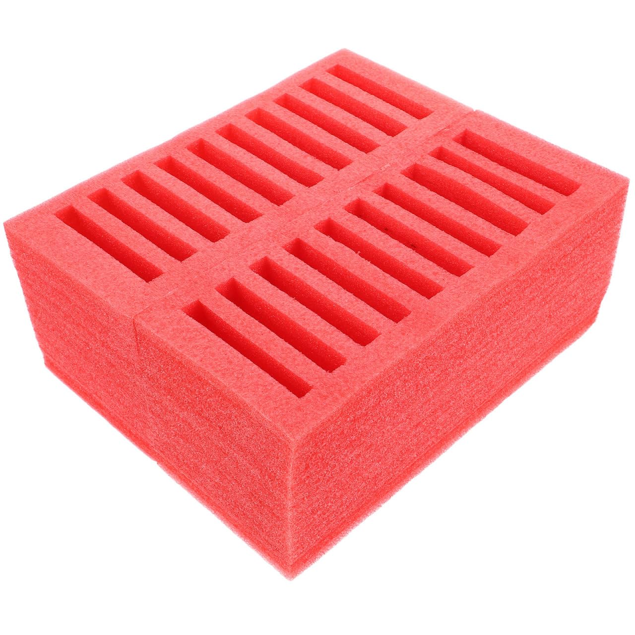 VOSAREA Slot Foam Cell Phone Storage Box Desktop Organizer for Office Classroom School Supplies Essential Mobile Phone Holder for Classroom Desk Organization