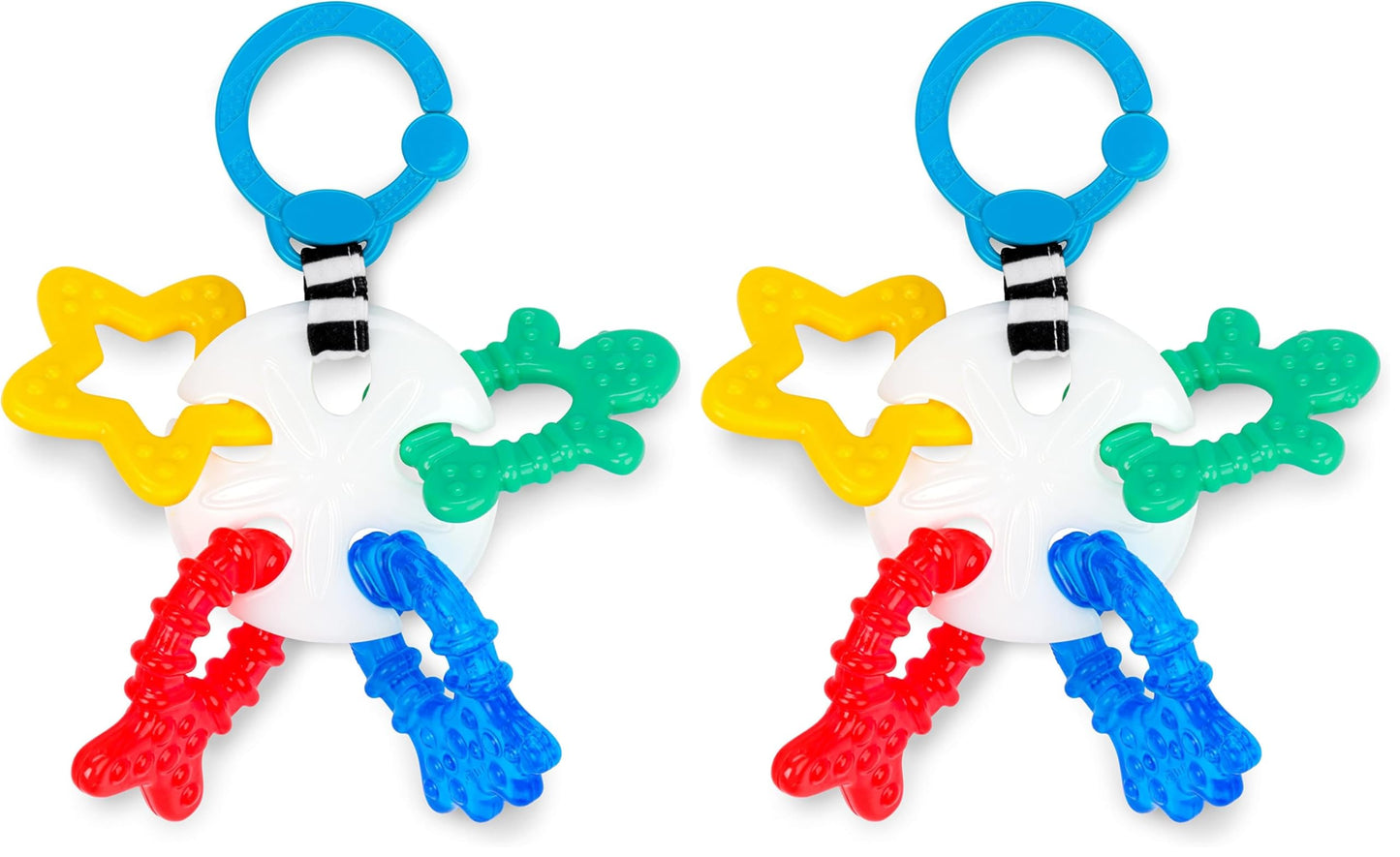 Baby Einstein Ocean Explorers Sea of Sensory Teether Toy BPA Free, Ages 3 Months and up (Pack of 2)
