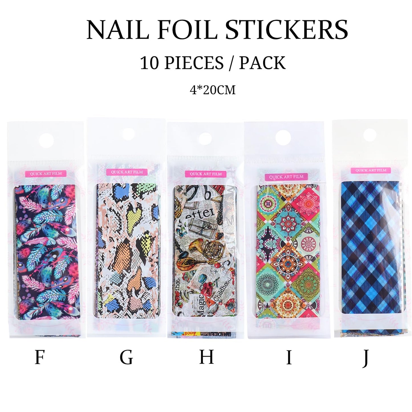 GZMAYUEN 100 Sheets Nail Foil Transfer Sheets, 4 * 20CM Flower Lattice Leopard Print Nail Foil Transfer Sticker Kit, 1 Pcs Nail Art Engraving Pen Silicone Pen