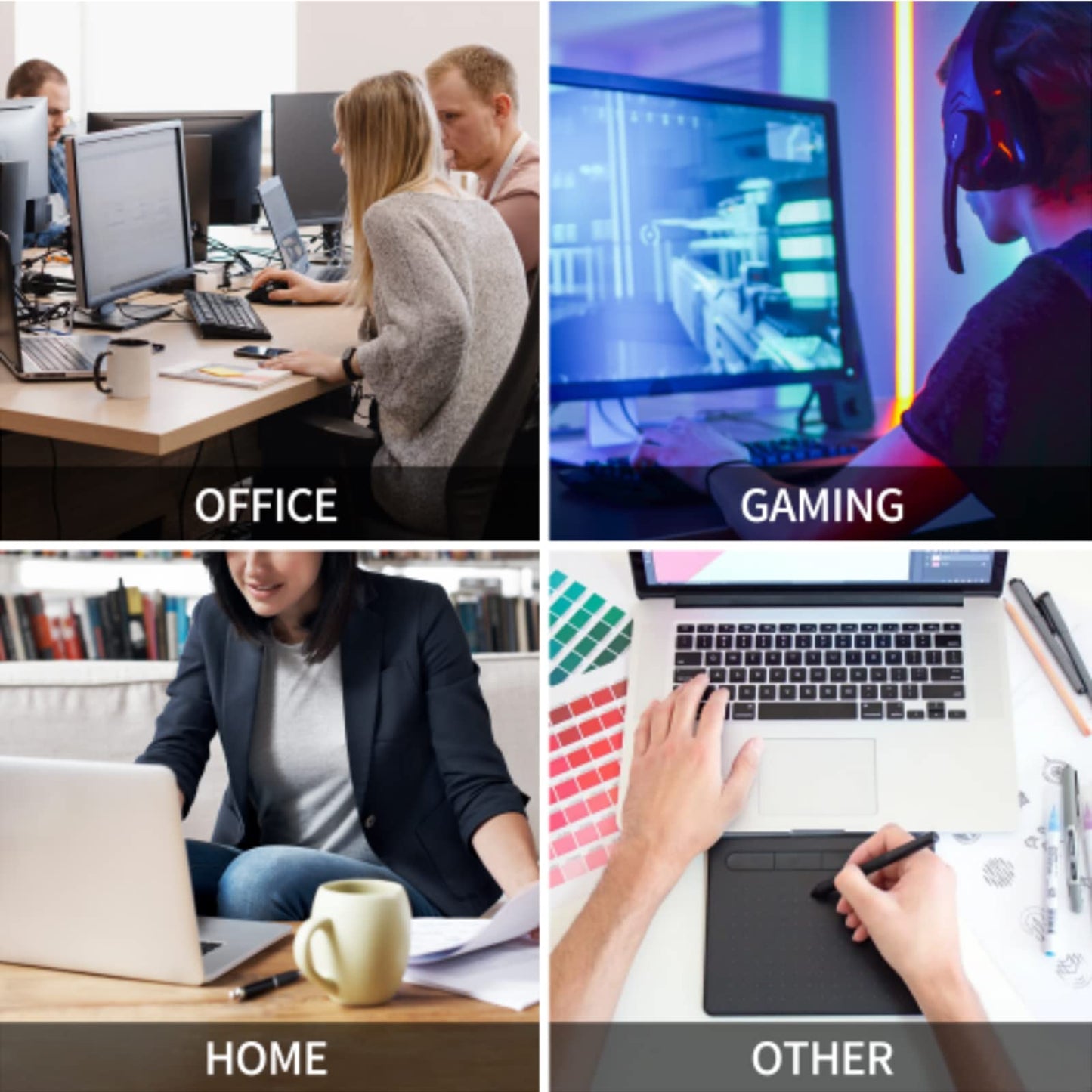 Large Mouse Pad XXL,Mousepad with Stitched Edges & Non-Slip Rubber Base-High Speed Surface-Laptop Desk Pads-Computer Keyboard and Mice Combo Pad Mat 15.7X31.5 inch
