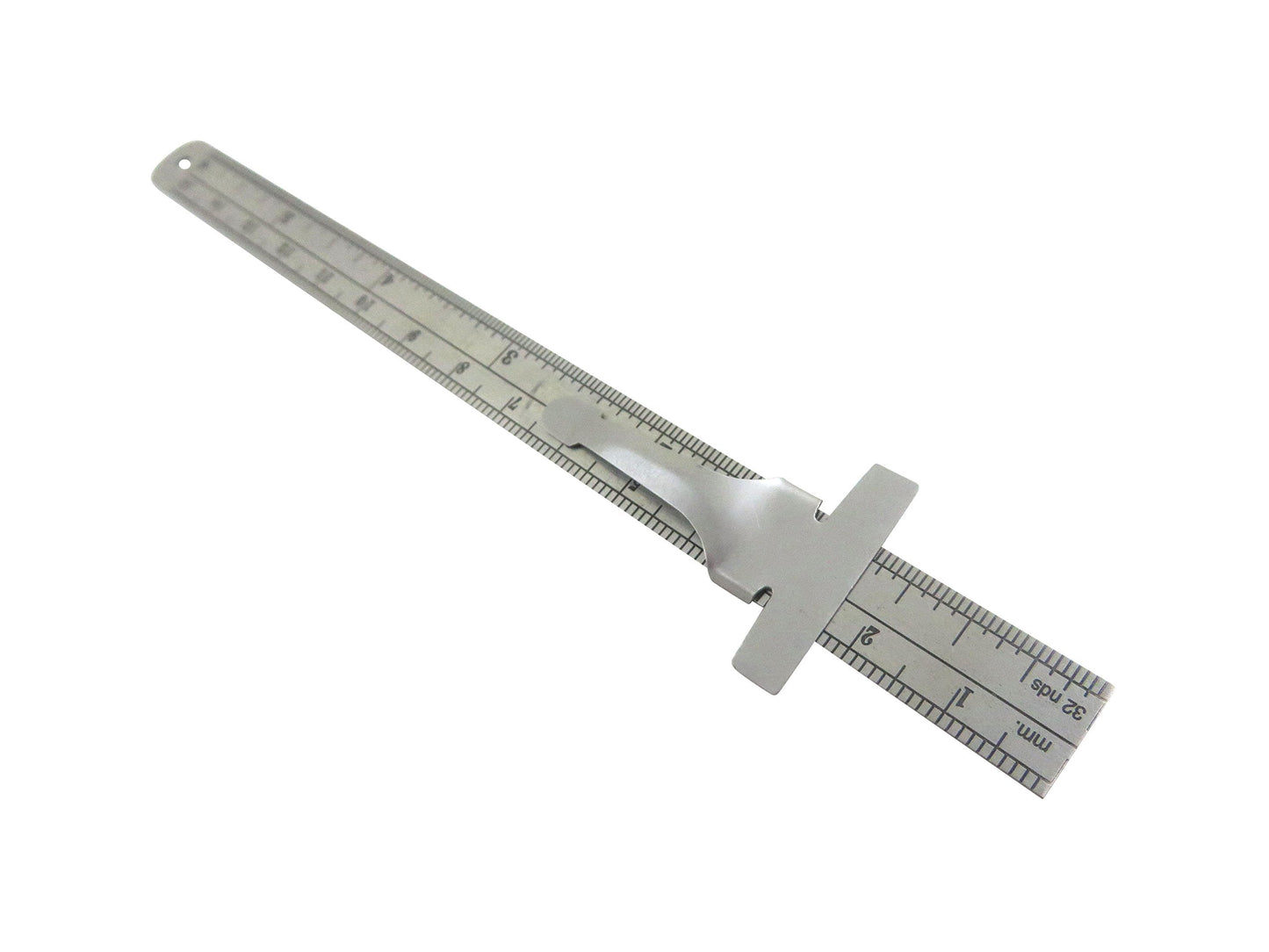 Taytools 6 Piece Measuring Set/Kit with 6" Spring Dividers, Inside & Outside Calipers, Depth Gauge, Pocket Ruler, Vernier Caliper 113500