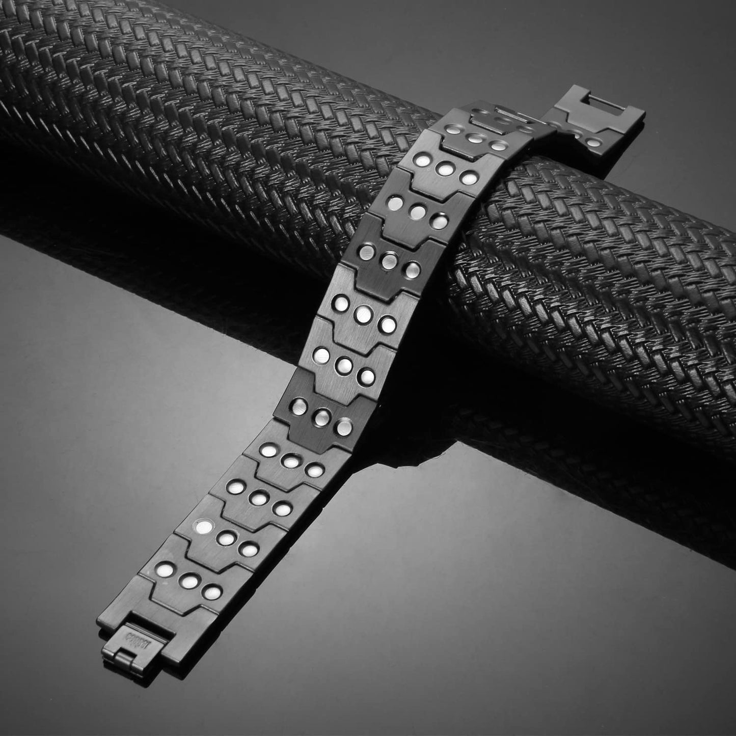 MagEnergy Copper Bracelet for Men, 3-Row Magnet Design, Ultra Strength Magnetic Bracelet 99.99% Pure Copper Wristband Adjustable Jewelry Gift with Sizing Tool