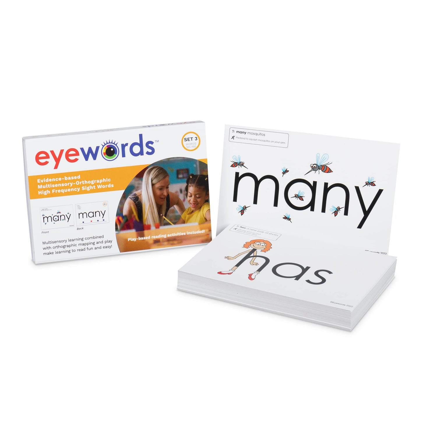 Multisensory-Orthographic High Frequency Teaching Cards Bundle, Sets 1-4, Words 1-200