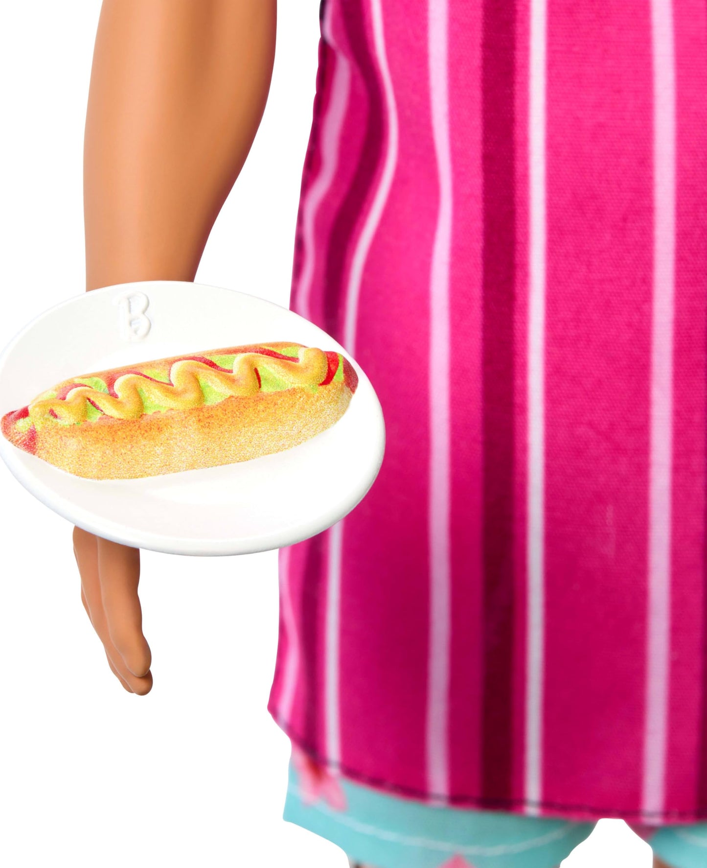 Barbie Mysteries: Beach Detectives Ken Doll Wearing Removeable Signature Outfit with Storytelling Accessories, Including Apron & Snacks