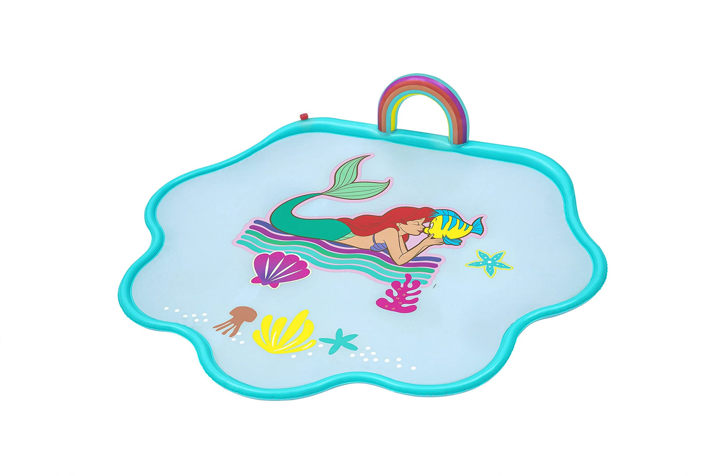 Disney Little Mermaid Splash Pad | Outdoor Sprinkler Water Toy for Children | Made for Kids Ages 2 and Up