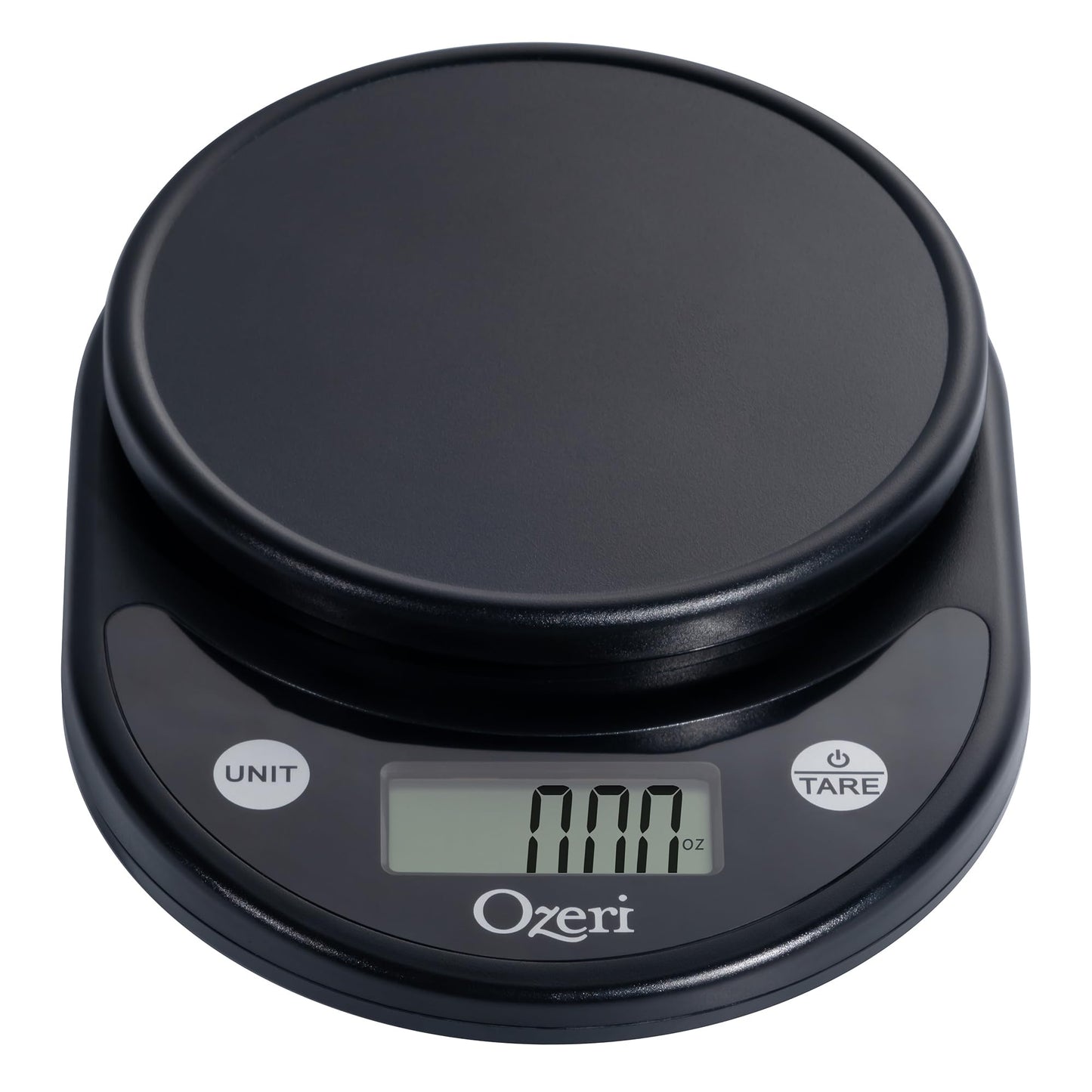 Ozeri® Pronto® Digital Multifunction Kitchen and Food Scale with Variable Graduation Technology®, All Black