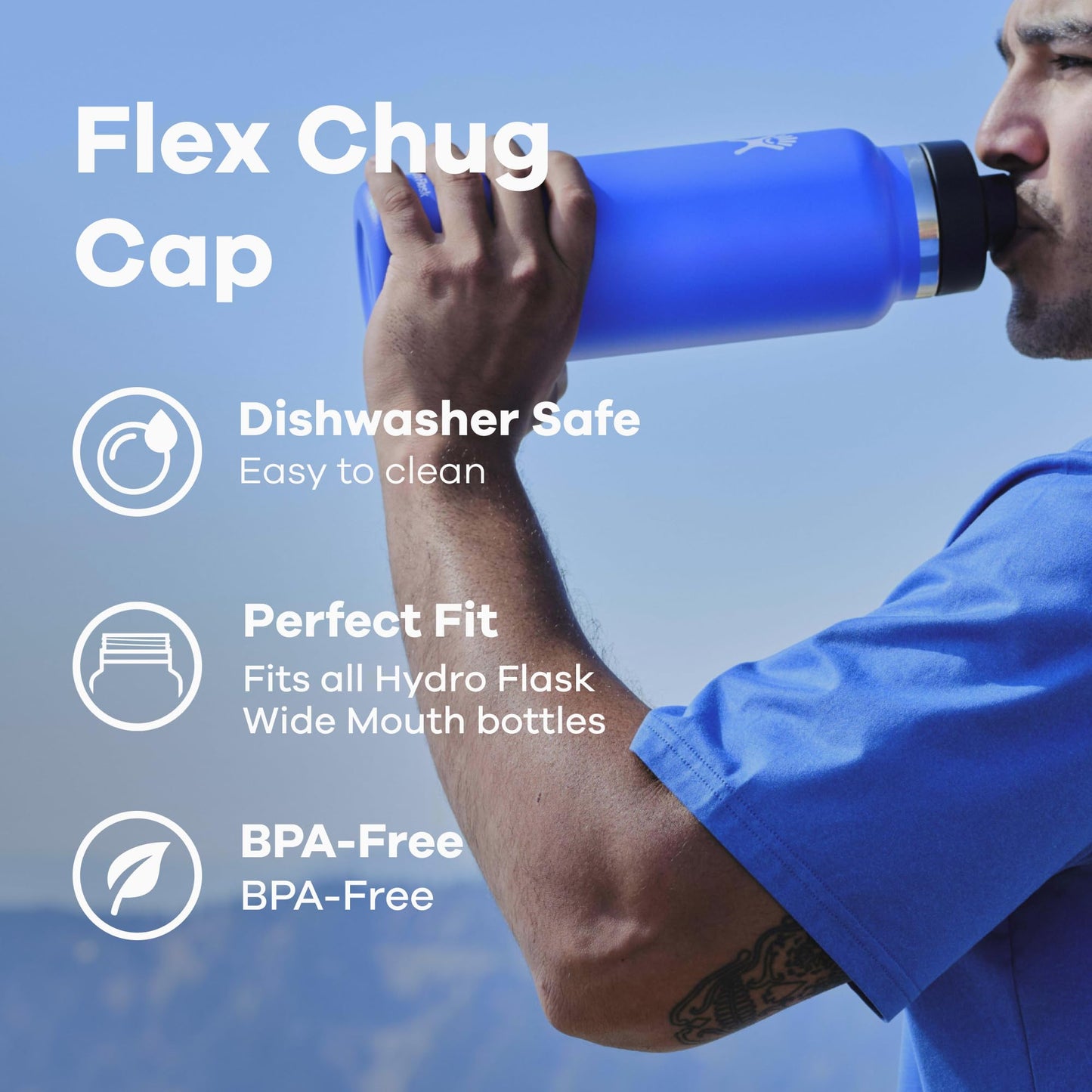 Hydro Flask Wide Mouth Lids- Accessory for Wide Mouth Water Bottle