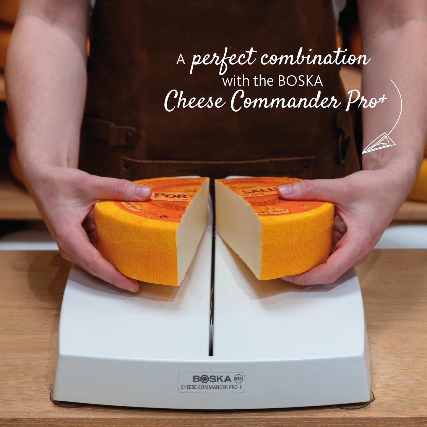 BOSKA Cheese Commander Pro Cheese Wire - The original 6 Set Cheese cutter wires for Easy Fast Cutting Hard or Semi Hard Blocks - Stainless Steel Kitchen Cooking Tool