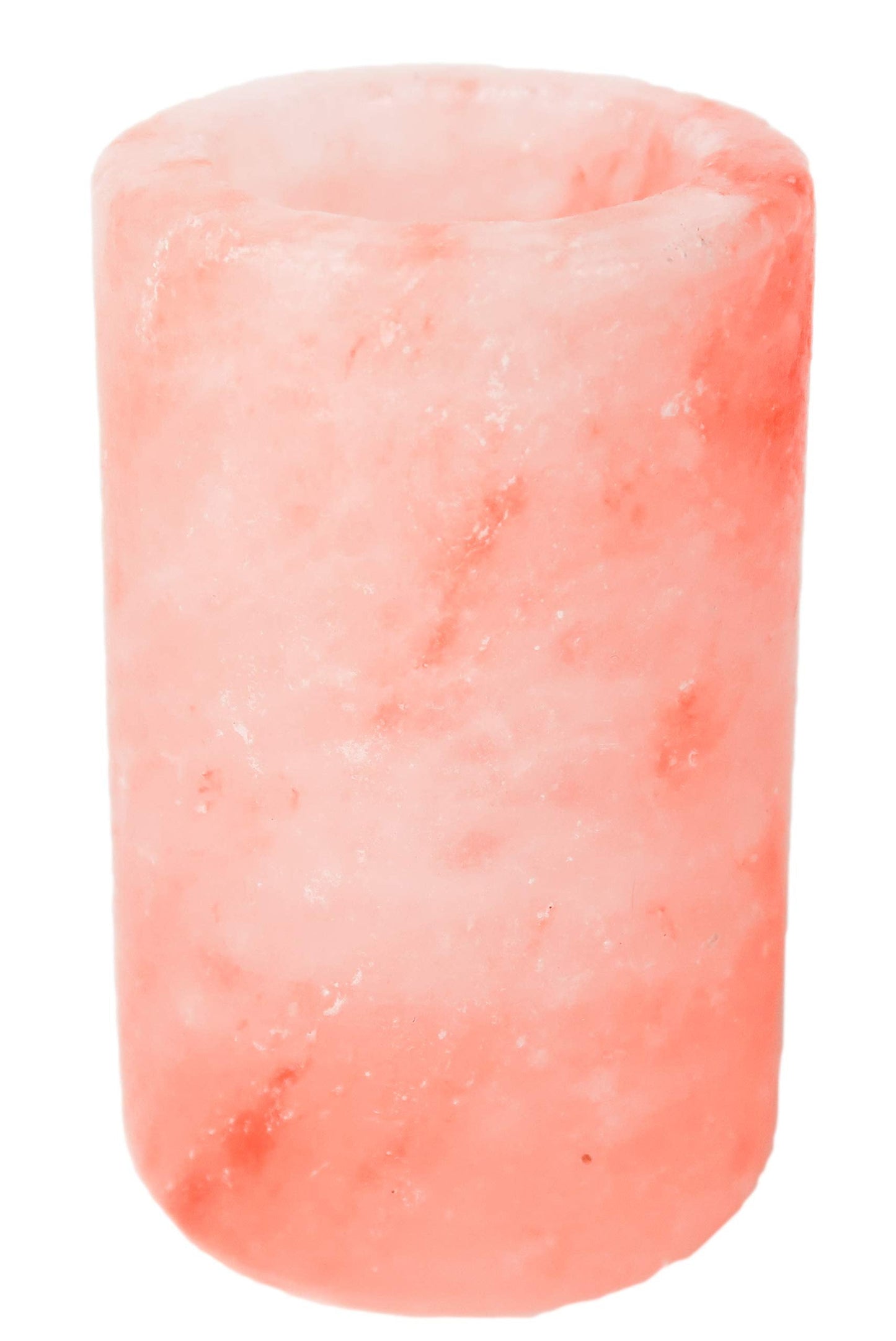 Himalayan Secrets Set of 4 Himalayan Tequila Shot Glass Set - 100% Edible Hand Carved Himalayan Crystal Salt - 3" Tall