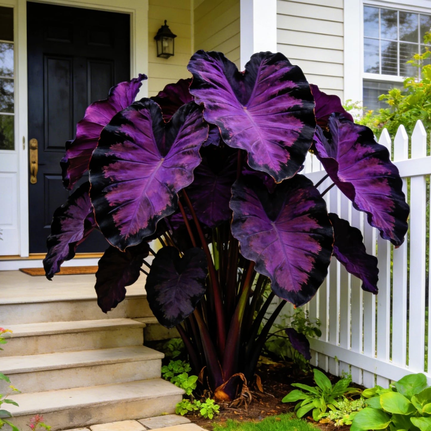 FEWSDVBX Elephant Ear Beautiful Assortment for Outdoor Garden Landscapes,Ideal for Home Gardens & Patios(6)