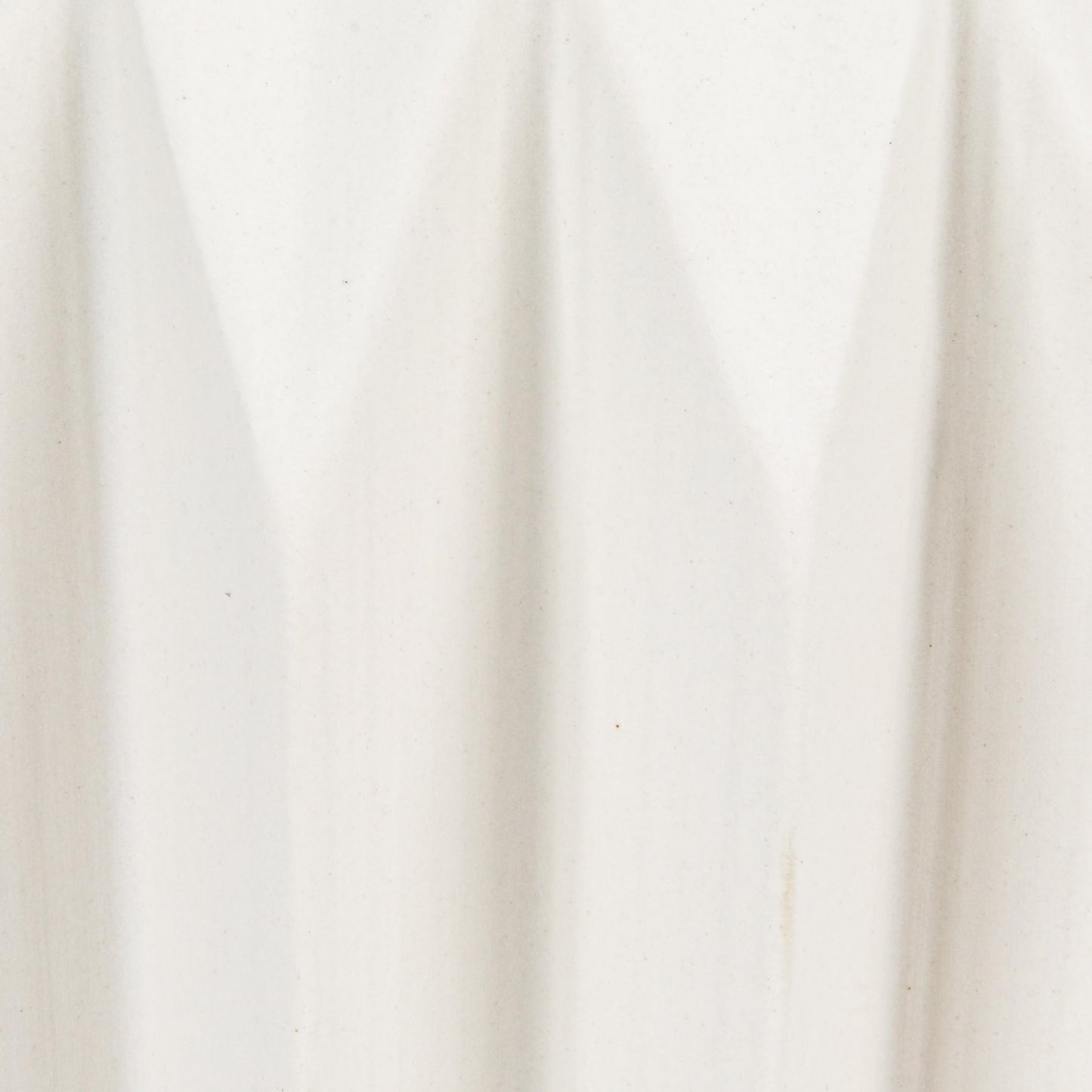 Bloomingville White Fluted Stoneware Flower Pot