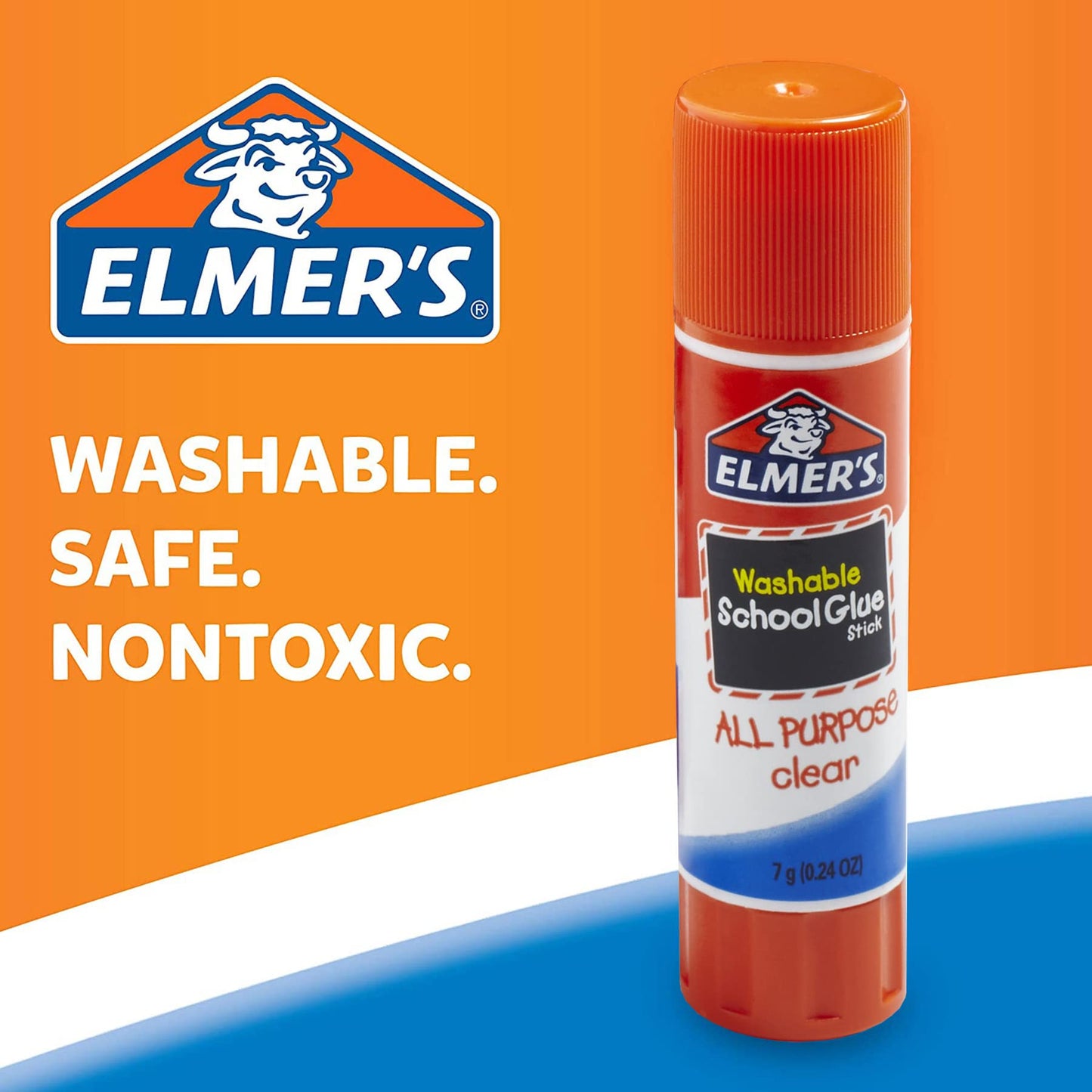 Elmer's All Purpose School Glue Sticks, Acid-Free and Washable, Clear, 7 Grams, 30 Count - Craft Projects, Poster, Classroom Supplies, #1 Teacher Brand