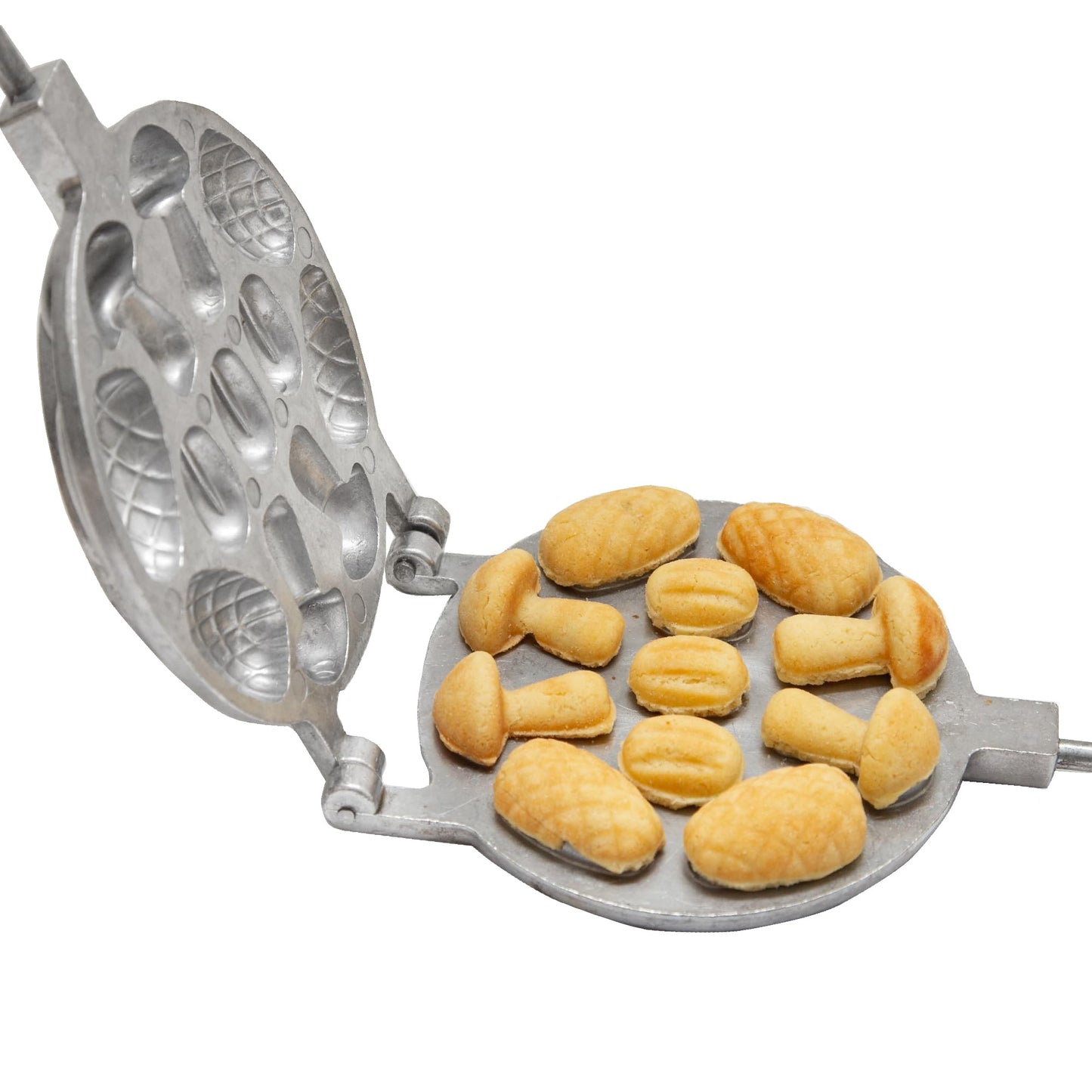 Ultimate Assorted Cookie Maker For Filling from 3 Oreshki Mold + 4 Pine Cone Cookie Cutter + 4 Mushroom Cookie Candy Maker - Walnut Mold - Molde Para Hacer Nueces Cubanas