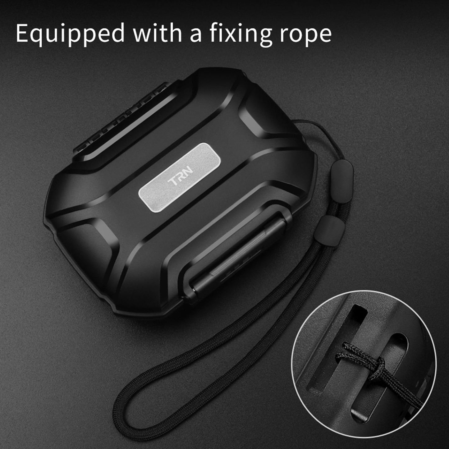 KYUHEEO in Ear Monitor Case, Protective Earphones Storage Box Waterproof Small Earbud Hard Carrying Case for IEM Cables SD Memory Card Camera Chips Ear Tips CCA CCZ IEM