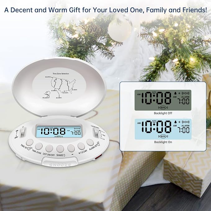 DreamSky Vibrating Alarm Clock for Heavy Sleepers Adults Under Pillow