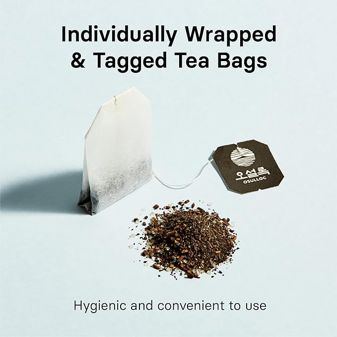 OSULLOC Honey Pear Tea (Sweet Pear & Honey Flavor), Fruit tea Blend, Premium Teabags from Jeju Island, 20 count (Pack of 2)