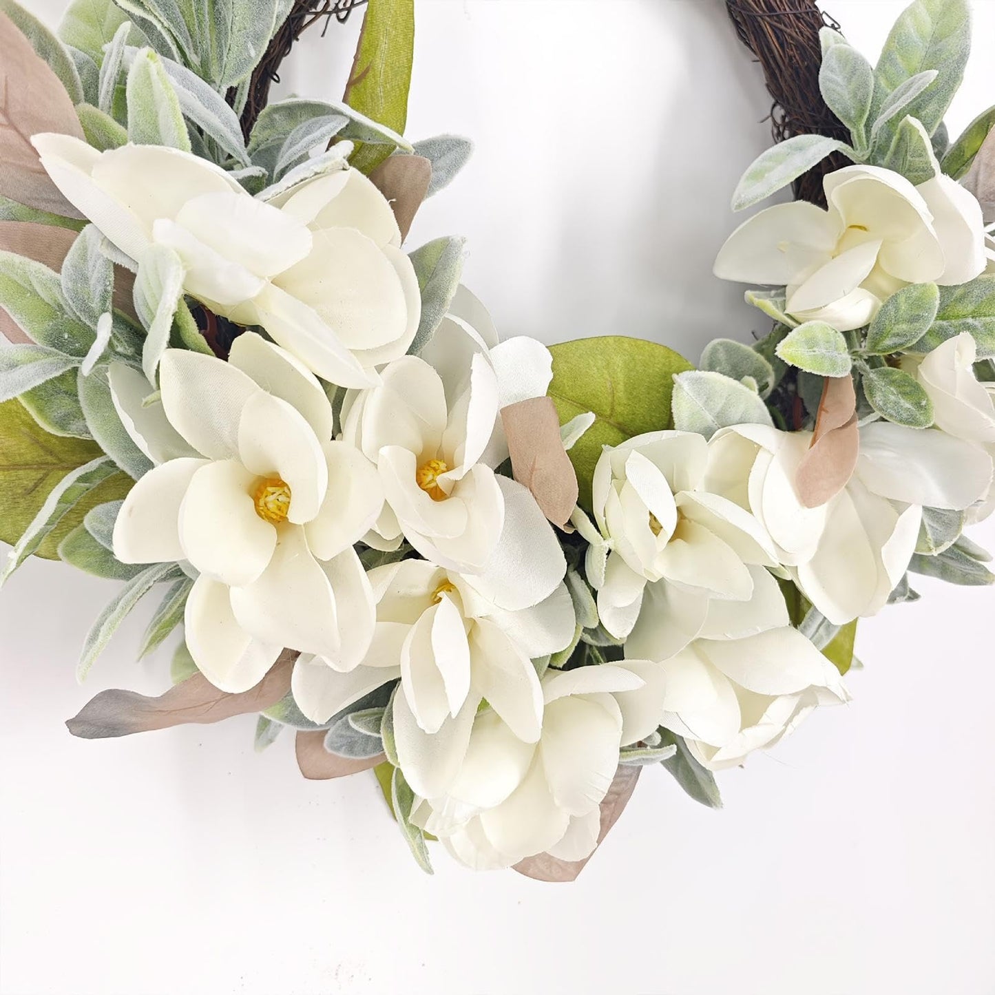 predolo Flower Wreath for Front Door Outdoor Table Window Hanging Garland