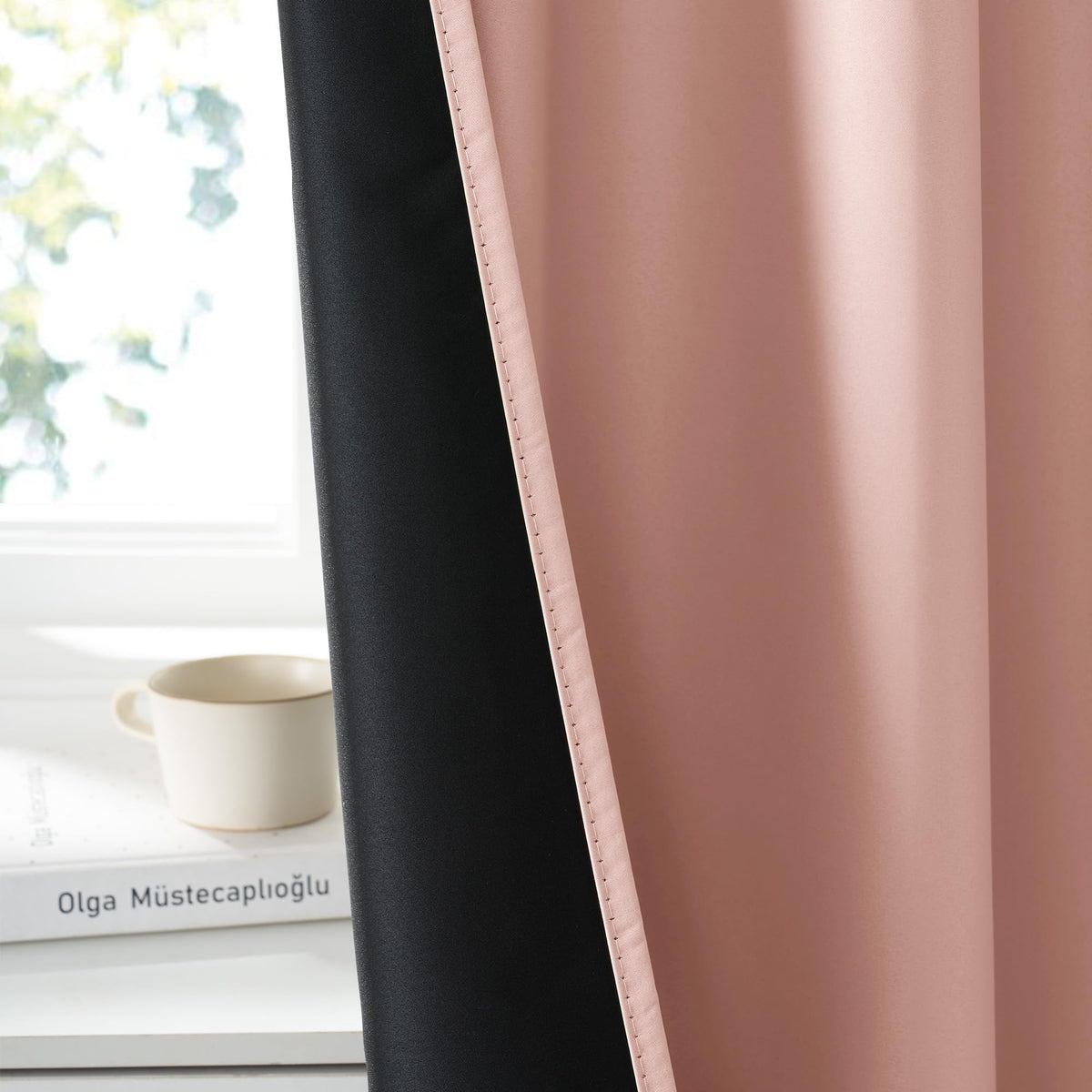 Bedroom Blackout Curtains 84 inches Long (2 Count)