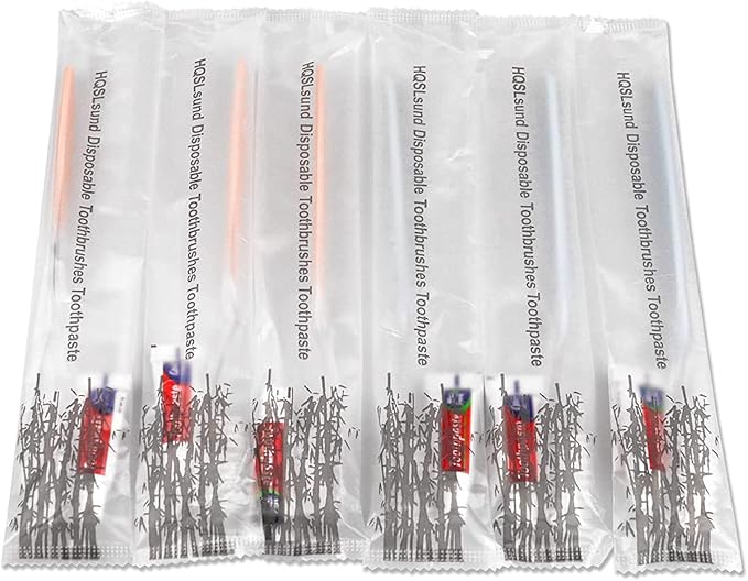 500 Pcs Disposable Toothbrushes With Toothpaste, Individually Wrapped Bulk Soft Bristle Manual Travel Toothbrush Kit