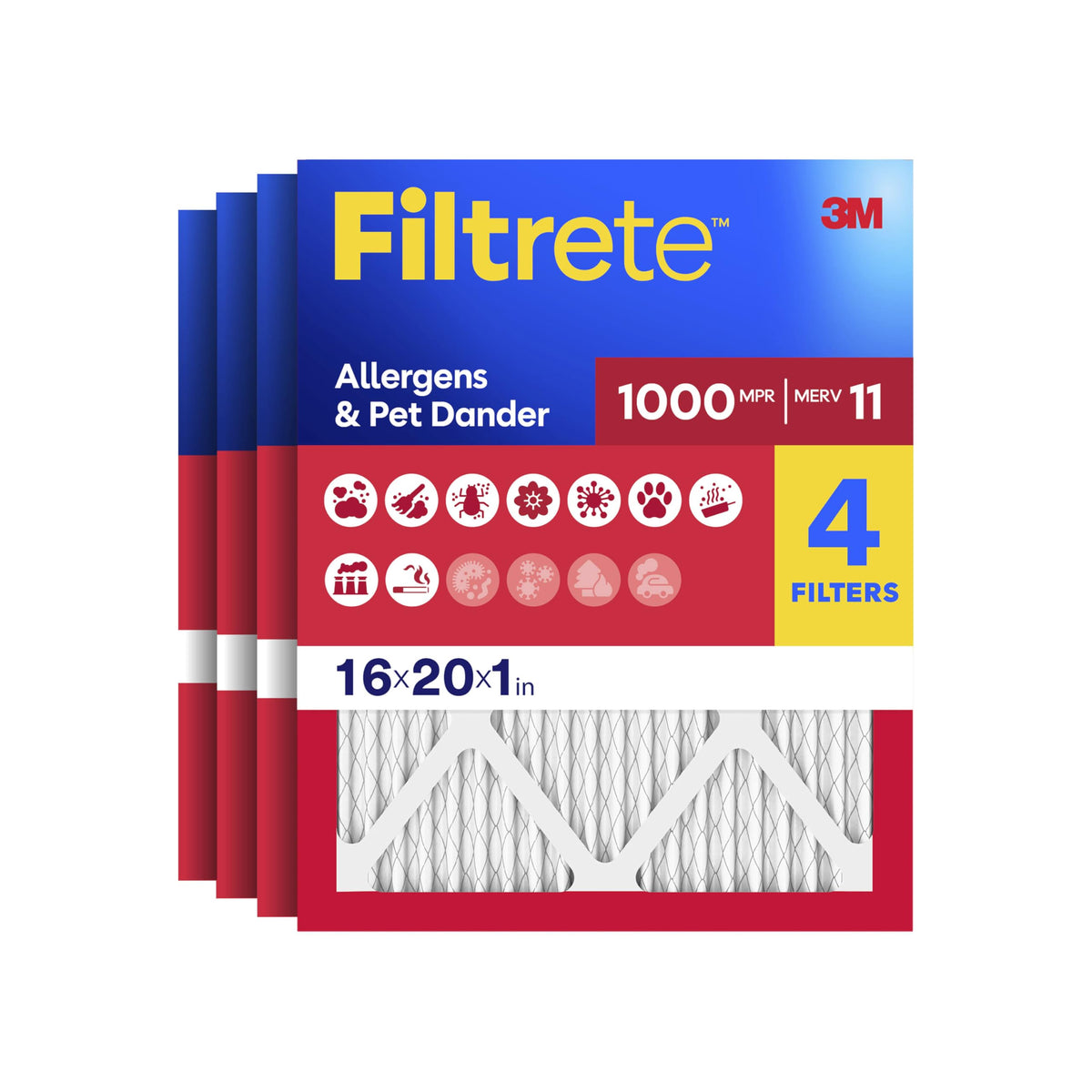 16x20x1 Air Filter (4 Count)