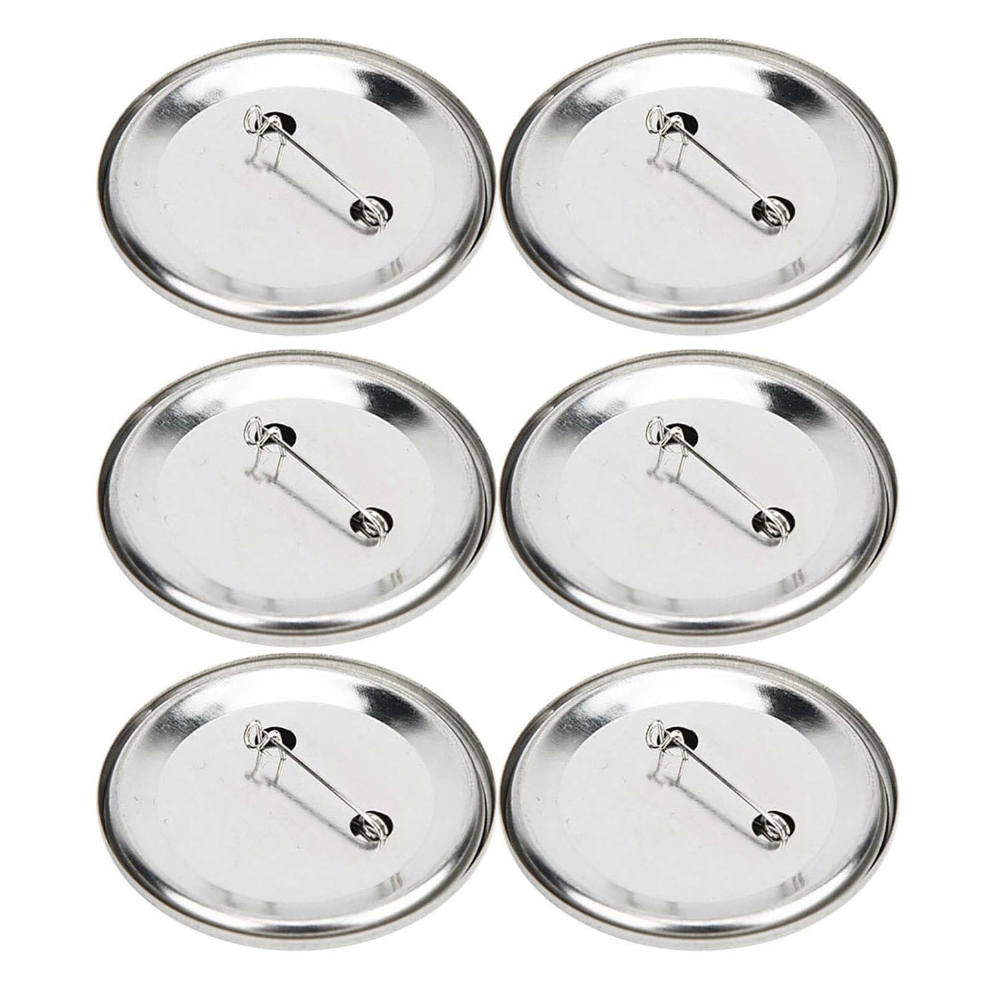 100 Sets 56mm Button Badge Button Pins, Badge Making Materials Blank Making Parts for Craft Supplies Making Birthday Parties Gifts