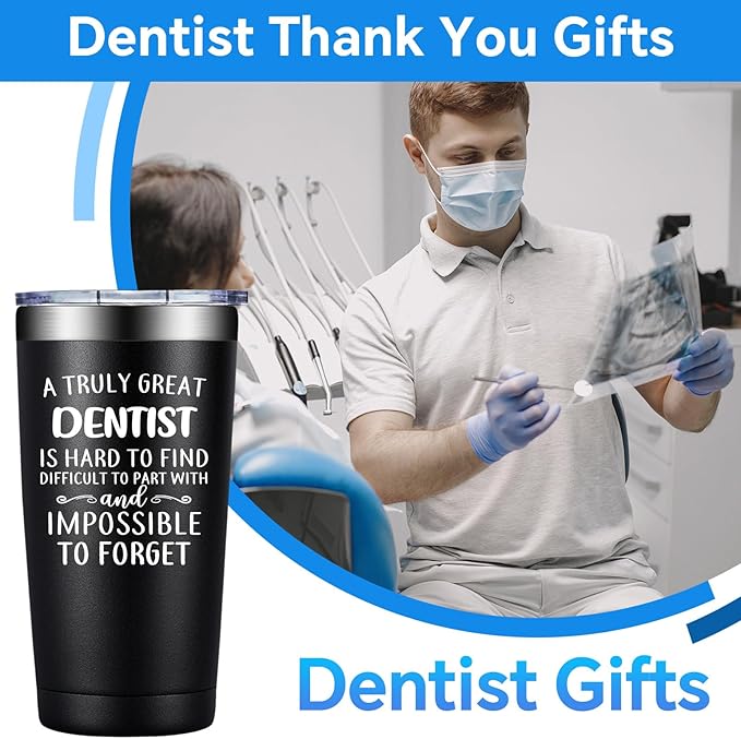 Dentist Gifts for Men - Dentist Gift Ideas - Appreciation Christmas Gifts for Dentists, Dental Assistant, Dental Hygienist - 20oz Tumbler