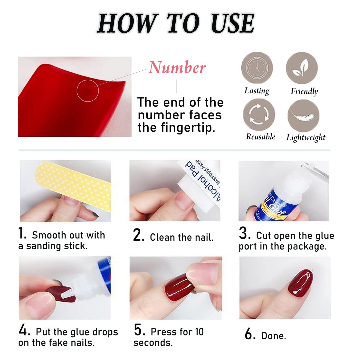 IMSOHOT 24Pcs Oval Press on Nails Short Glossy Fake Nails Checkerboard Black False Nails Round Full Cover Acrylic Nails for Women
