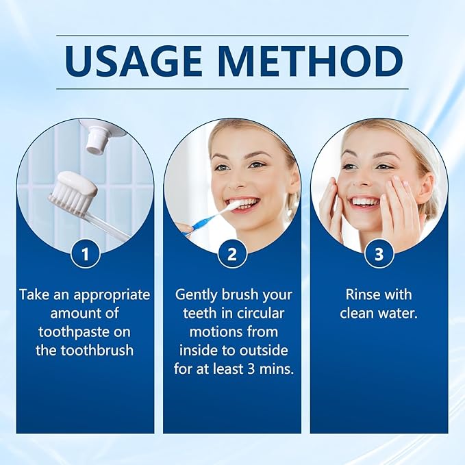 Hydroxyapatite Toothpastes for Enamel Protection and Tooth Strengthening，Gentle and Effective Formula， Fresh Breath, Fluoride-Free Toothpaste for Sensitive Teeth 4.23 oz (2pcs)