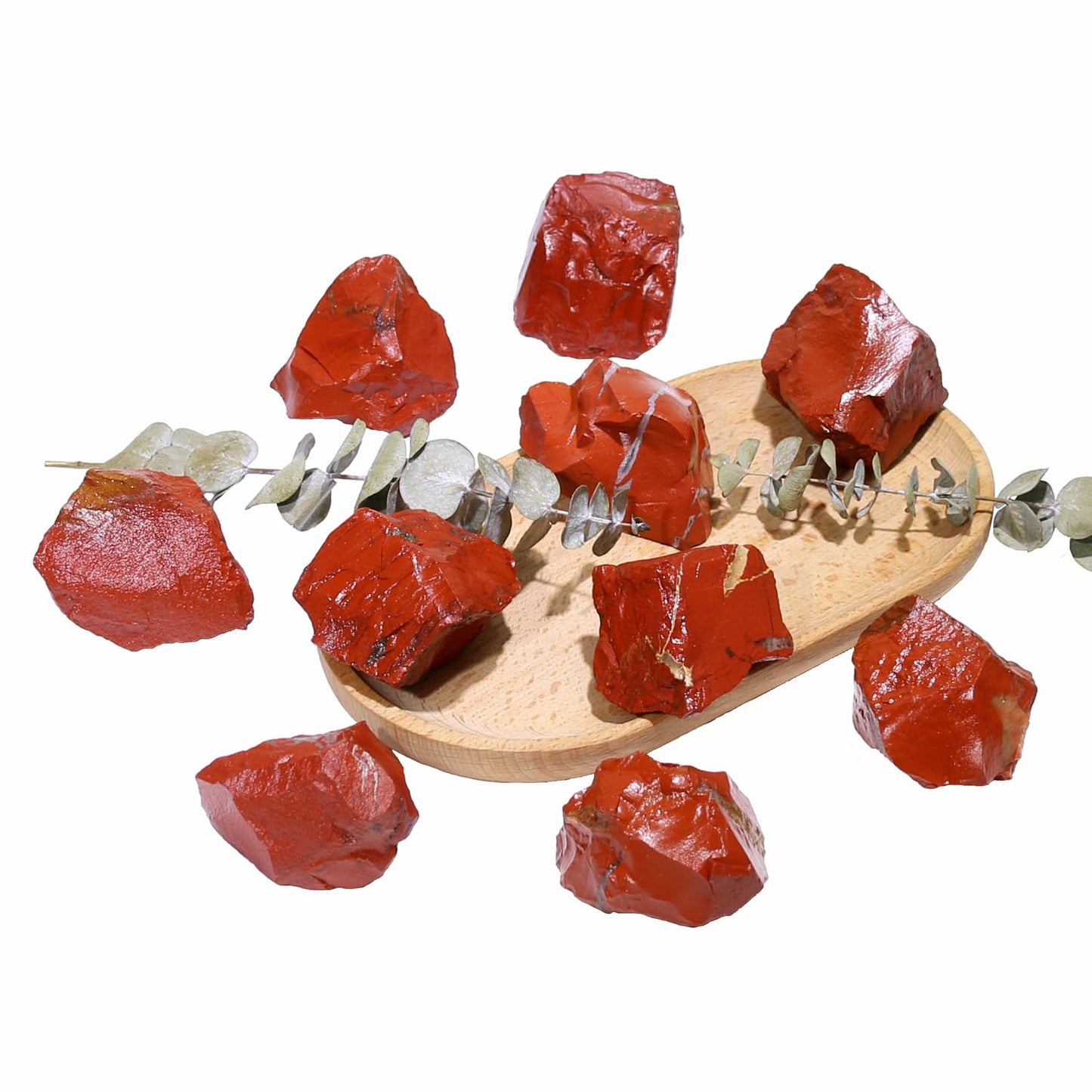 Nvzi Red Jasper Stone Crystals, Bulk Crystals, Crystals and Healing Stones, Rocks for Tumbling, Amathesis Crystal, Raw Crystals Bulk, Calcite Crystal for Decoration, Wicca, Reiki, Chakra(1LB)