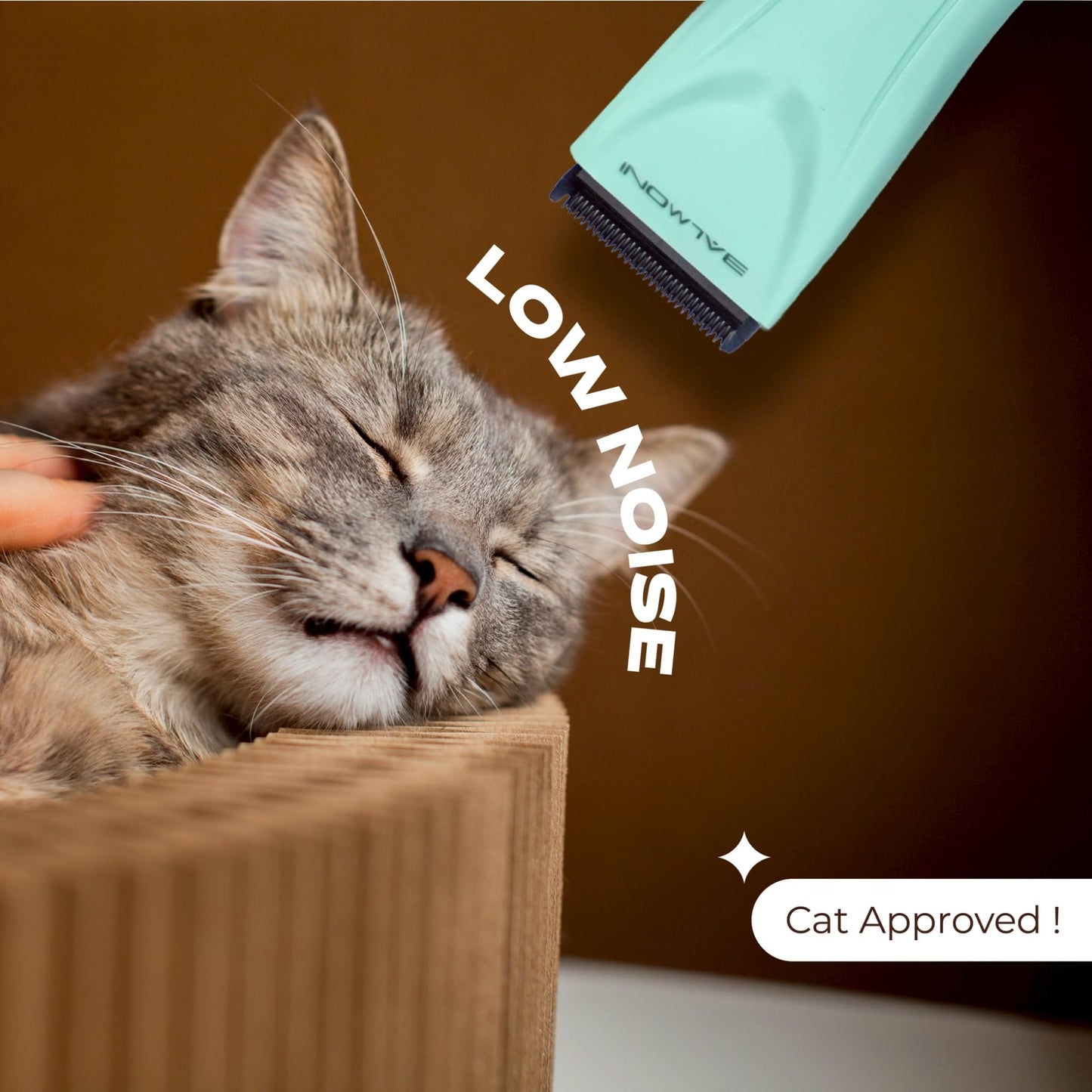 BALMONI Cordless Pet Grooming Kit for Dogs & Cats, Quiet & Powerful Motor Paw & Face Trimmer, Lightweight Clipper, Dopamine Pink, Parent (Single-Dopamine Green)