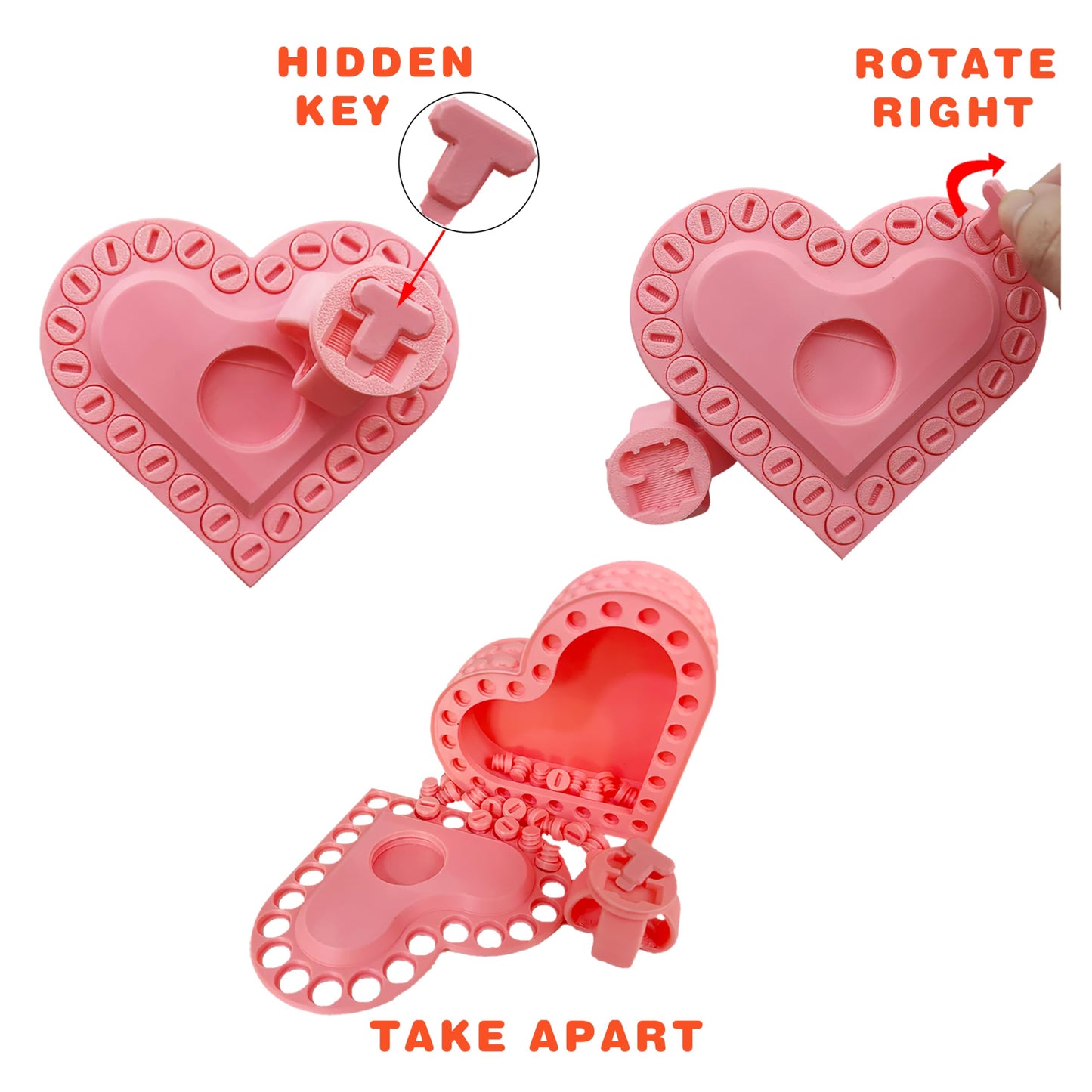 Annoying Gift Box Decorations, Decorative Boxes With Screws, Annoying Prank Boxes For Pranks, Puzzle Gift For Surprising Recipients, Perfect Birthdays And April Fool's Day