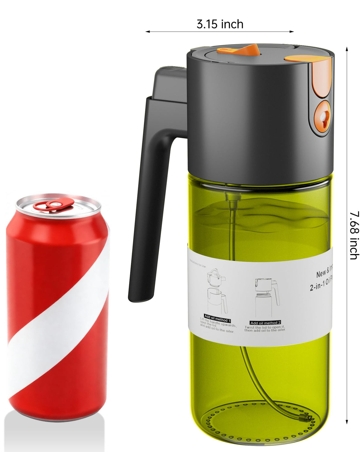 Olive Oil Sprayer & Dispenser for Cooking