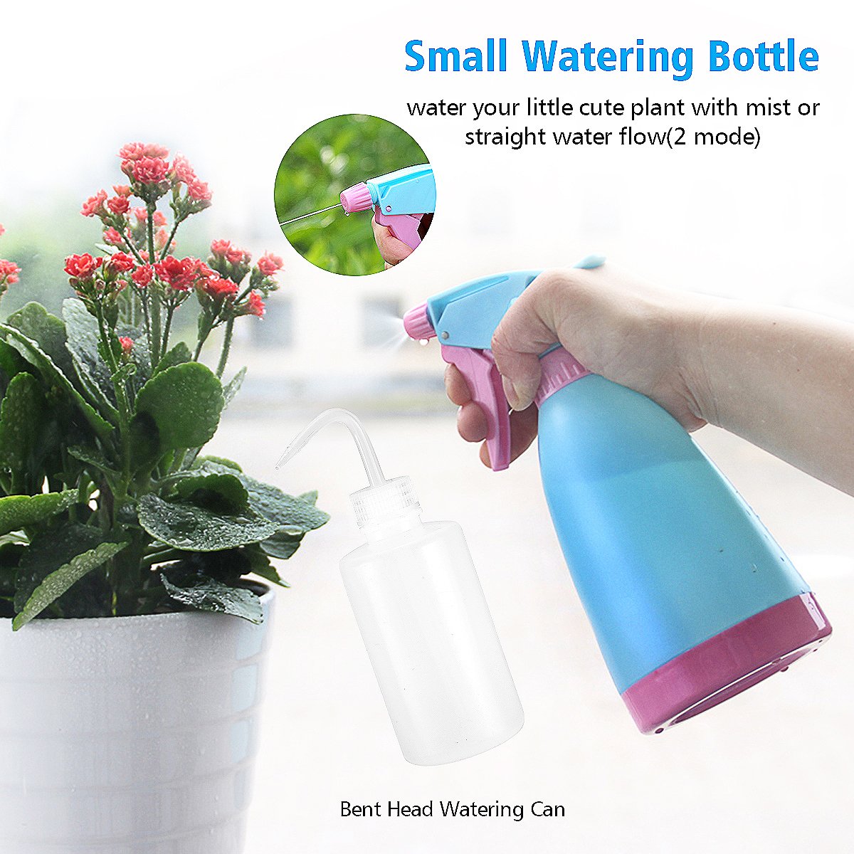 14 Pieces Succulent Plants Tools, Mini Garden Hand Tools Miniature Fairy Garden Tools Kit Bonsai Tools Planting Set with Scissors, Mini Rake, Shovel, Transplanting Tool Watering Can etc