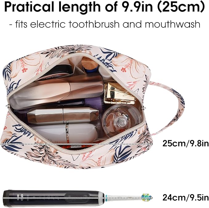 Narwey Travel Toiletry Bag for Women Traveling Dopp Kit Men Travel Bag for Toiletries Cosmetic Bag Makeup Bag Medicine Bag for Traveling