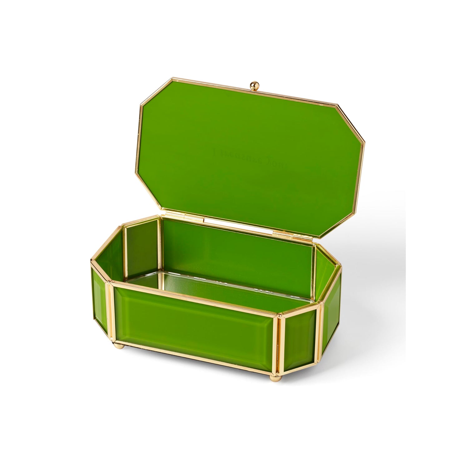 kate spade new york I Treasure You Green Jewelry Box