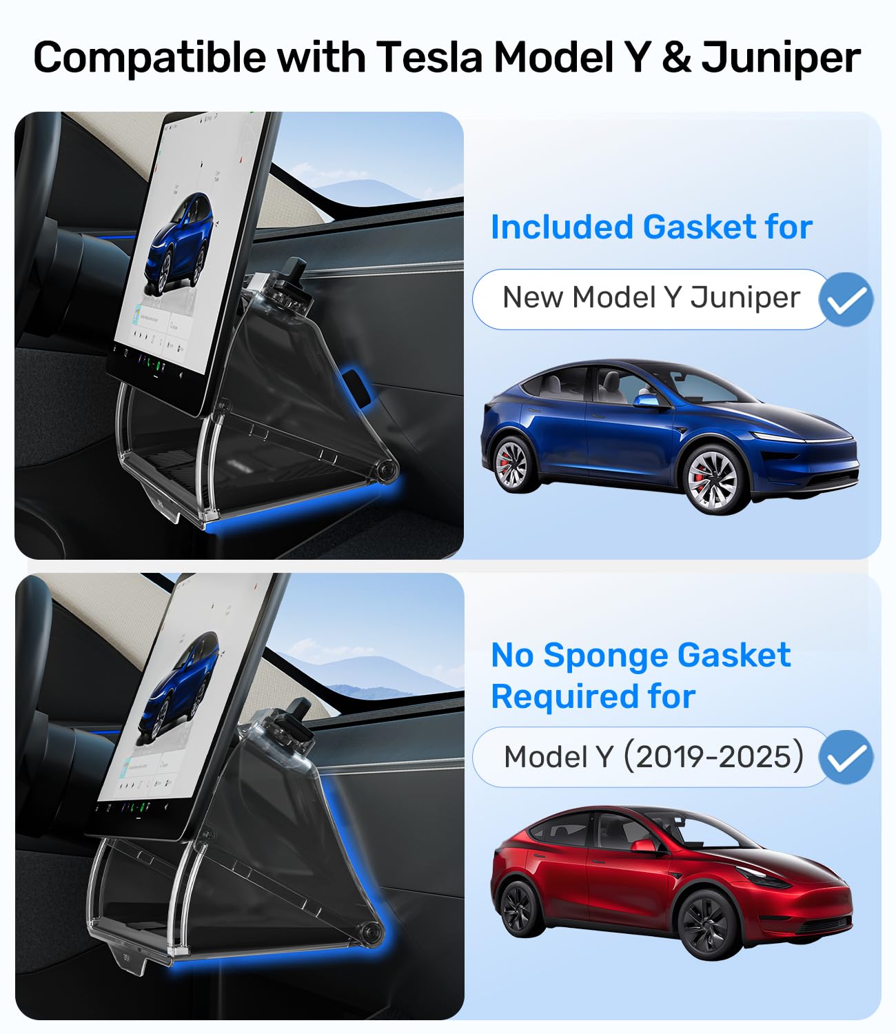 Zanch (Upgraded) Tesla Model Y Juniper Under Screen Storage Box [Hidden Design, Factory-Fit], Adds Extra Storage & Keeps Items Hidden for Privacy, Model Y (2020–2025) / Juniper (2025–2026) Accessories