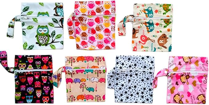 10PCS 8 Inch Reusable Washable Menstrual Pads Sanitary Pads Panty Liner