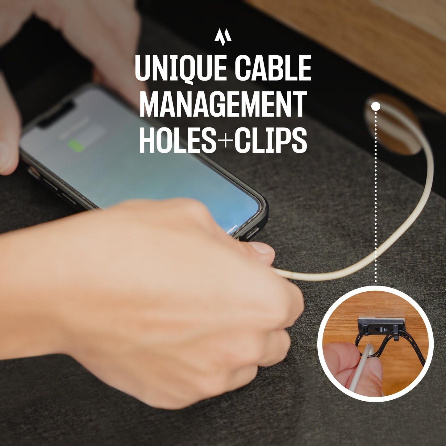 Under Desk Drawer Slide Out Attachment - Carbon Steel Undermount Table Drawer with Cable Management, Pull Out Add-On Storage for Office & Standing Desks (13" x 8" x 2.8")