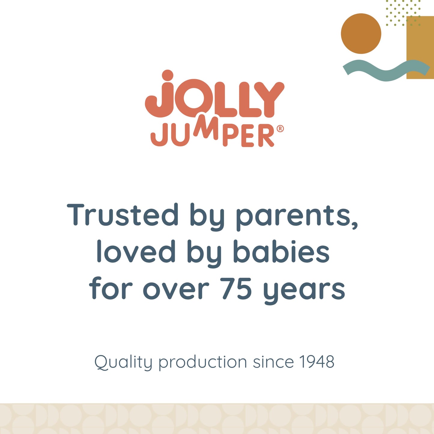 Jolly Jumper Classic (Grey) with Stand - Original Baby Jumper, Indoor and Outdoor Exercise Saddle Seat, Adjustable Height, for Infants up to 28lbs