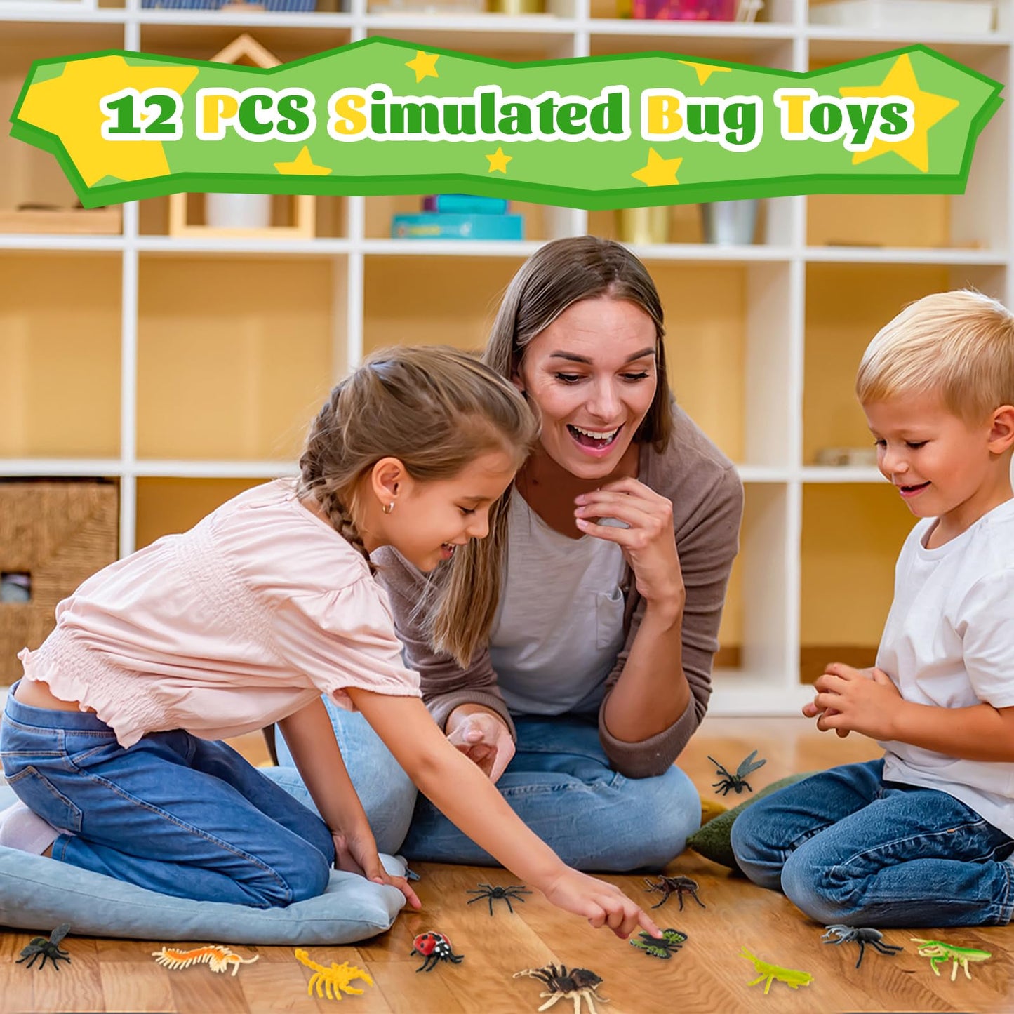 Funsland Bug Catcher Kit for Kids - 17 PCS Outdoor Explorer Kit Insect Catching Toys Nature Adventure Set for Boys 3 4 5 6 7 8 Year Old