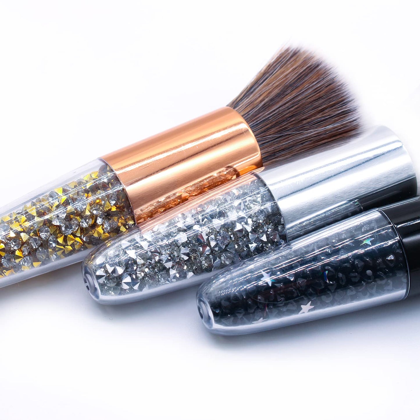 DANNEASY 3pcs Nail Dust Brush Acrylic Brush Cleaner Nail Duster Large Powder Brush Makeup Blush Brush Nail Art Brushes Brush for Nails Nail Tools