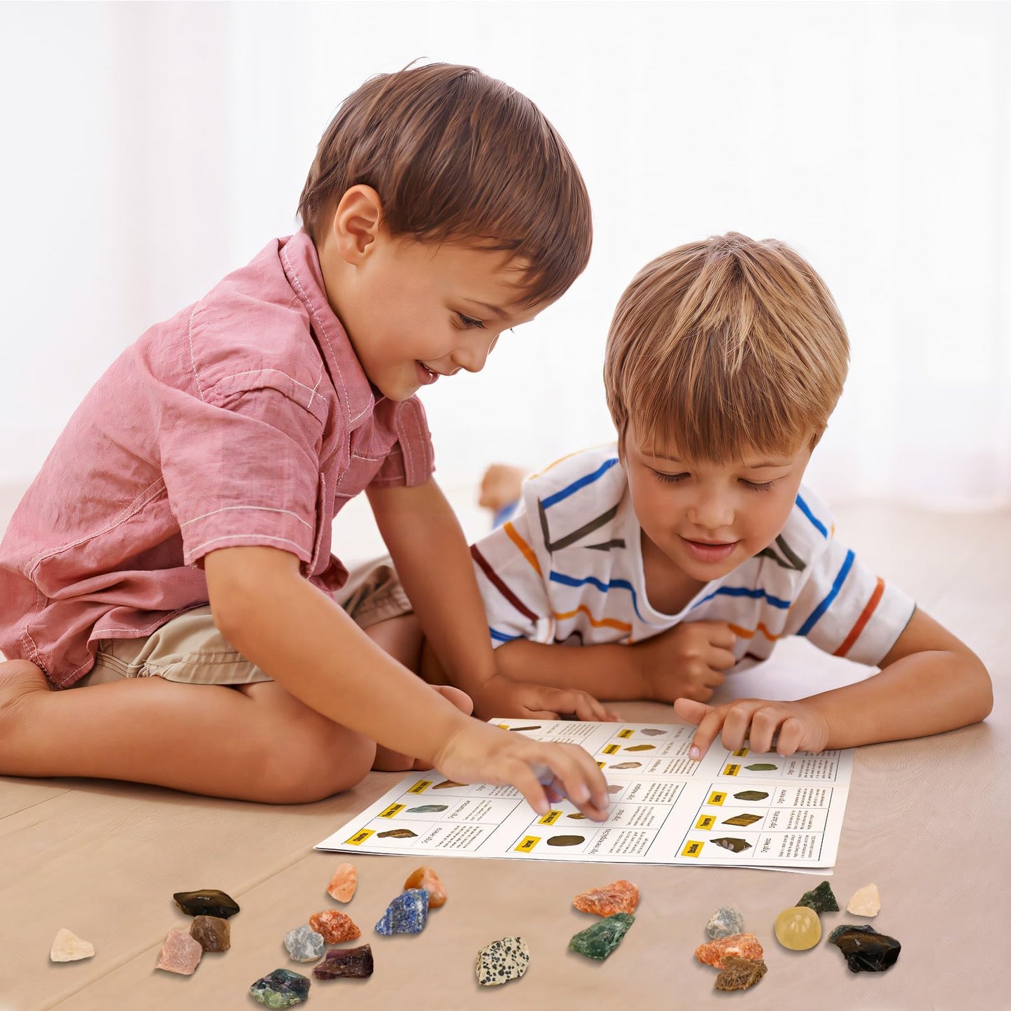 BTYCityMao Rock Collection Box for Kids - Display Case for Collectibles - Storage and Display Shelf - Generation 2