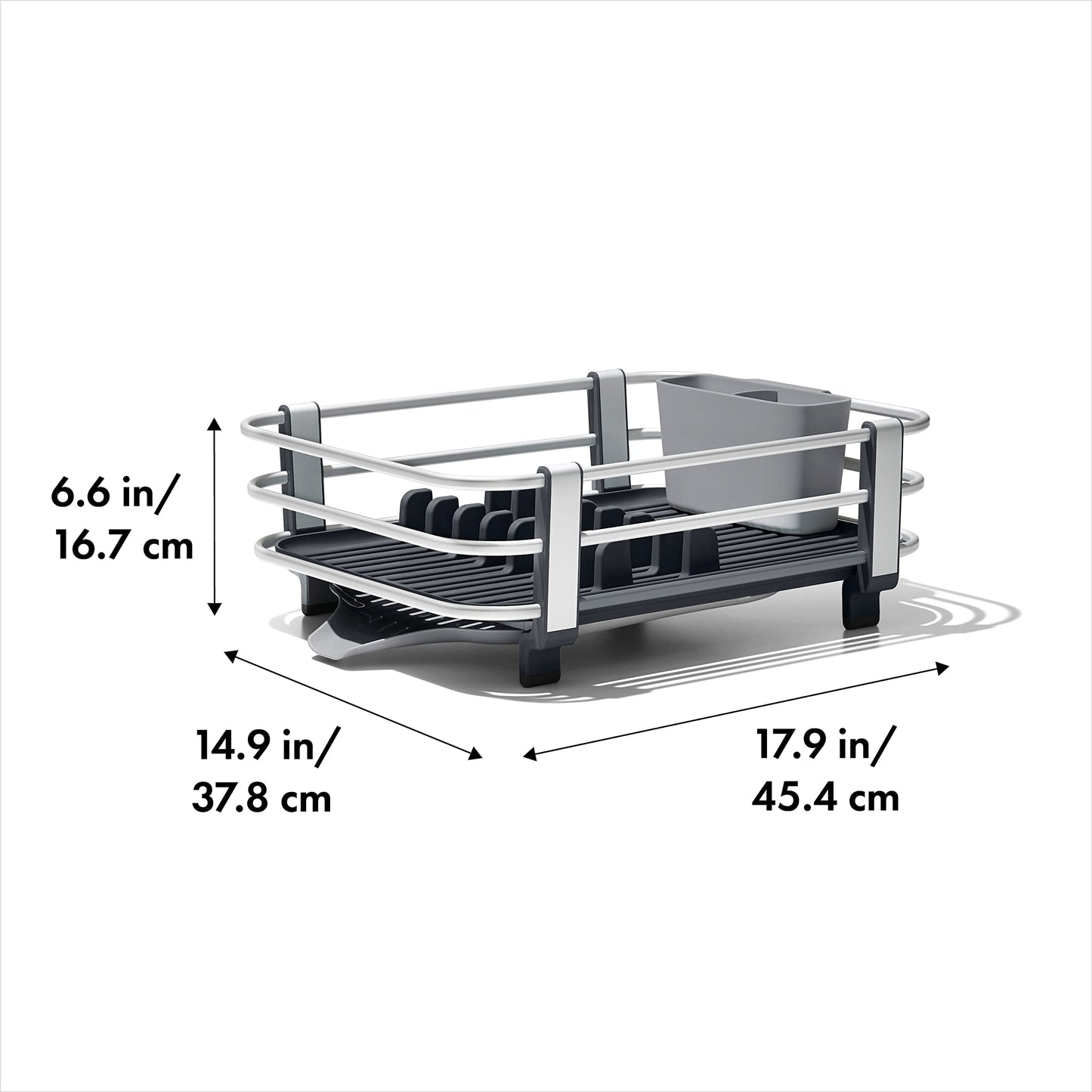 OXO Good Grips Rustproof Aluminum Dish Rack