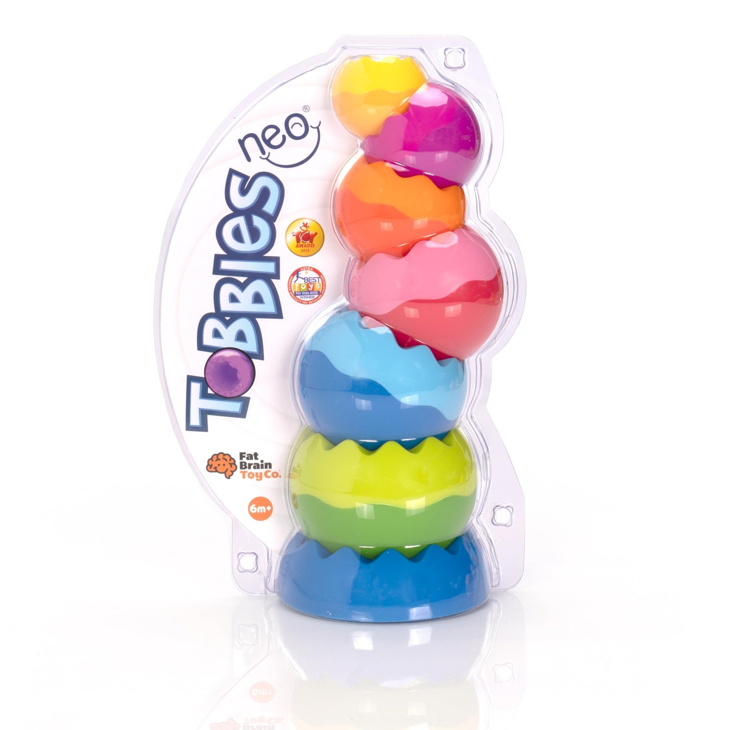 Fat Brain Toys Tobbles Neo, Creative Toddler Sensory and Learning Toys for Kids 6 Months and Up, For Early Development